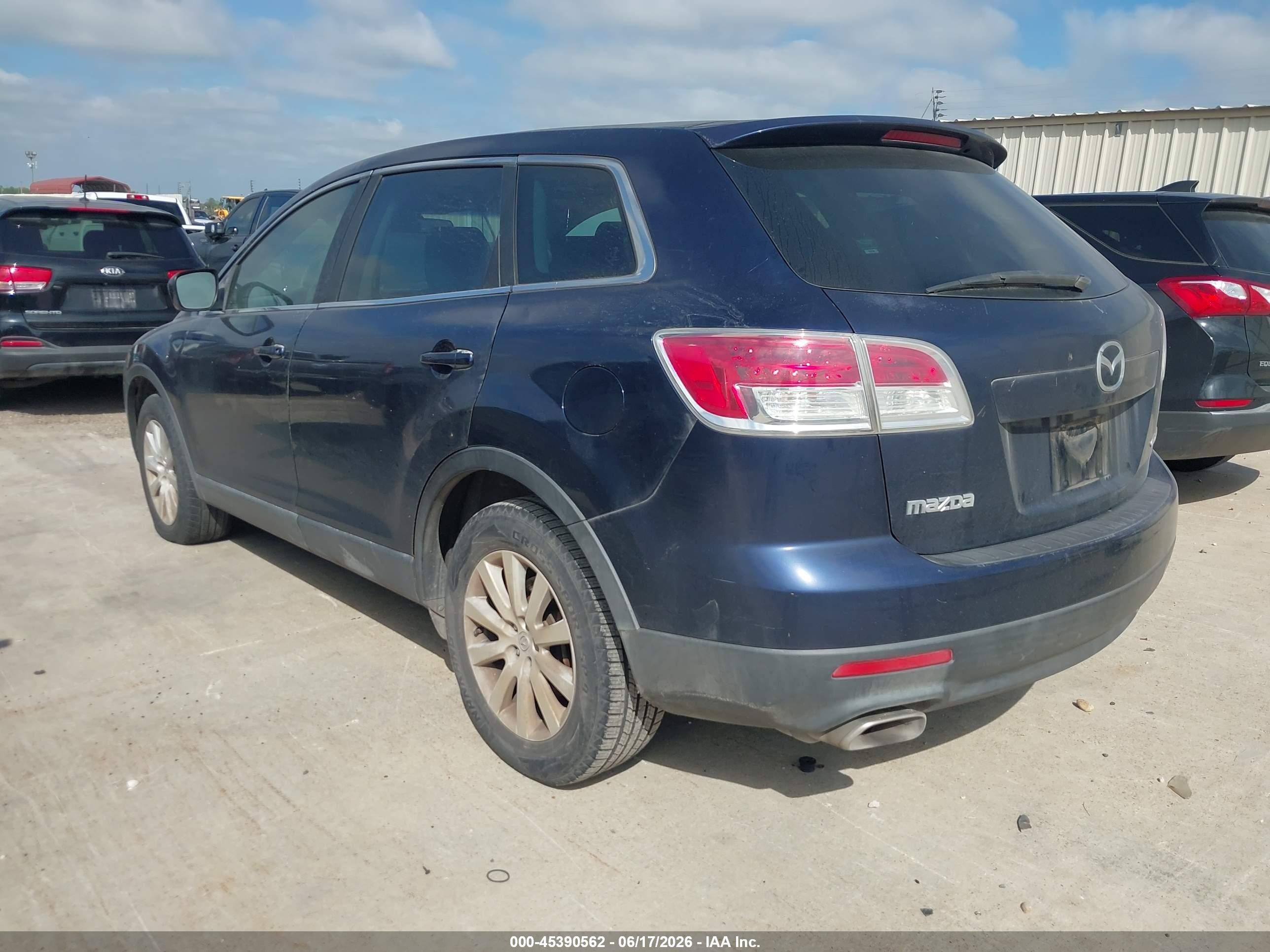 2008 Mazda Cx-9 Sport Синий vin: JM3TB28A880145807