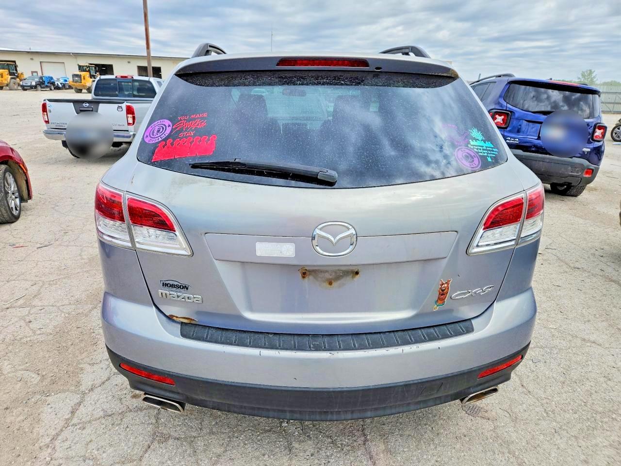 2008 Mazda Cx-9 Silver vin: JM3TB28A980124299