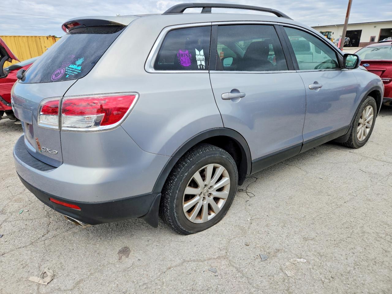 2008 Mazda Cx-9 Silver vin: JM3TB28A980124299