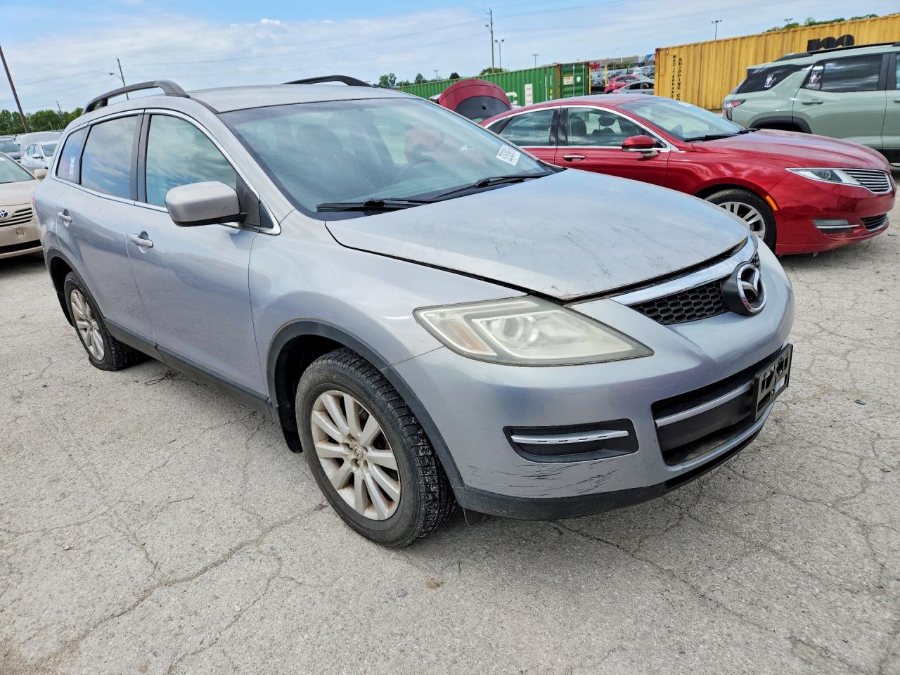 2008 Mazda Cx-9 Silver vin: JM3TB28A980124299