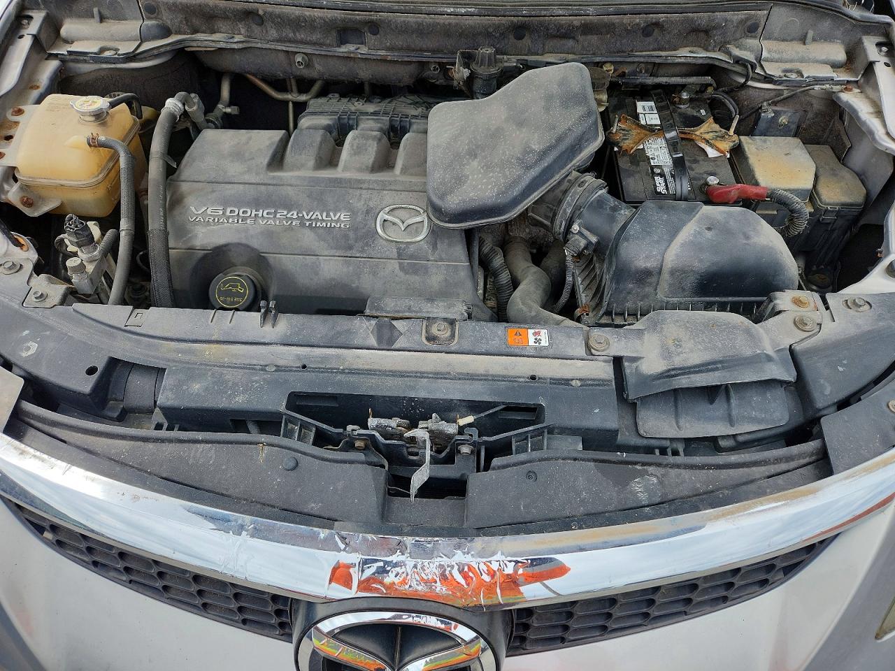 2008 Mazda Cx-9 Silver vin: JM3TB28A980124299