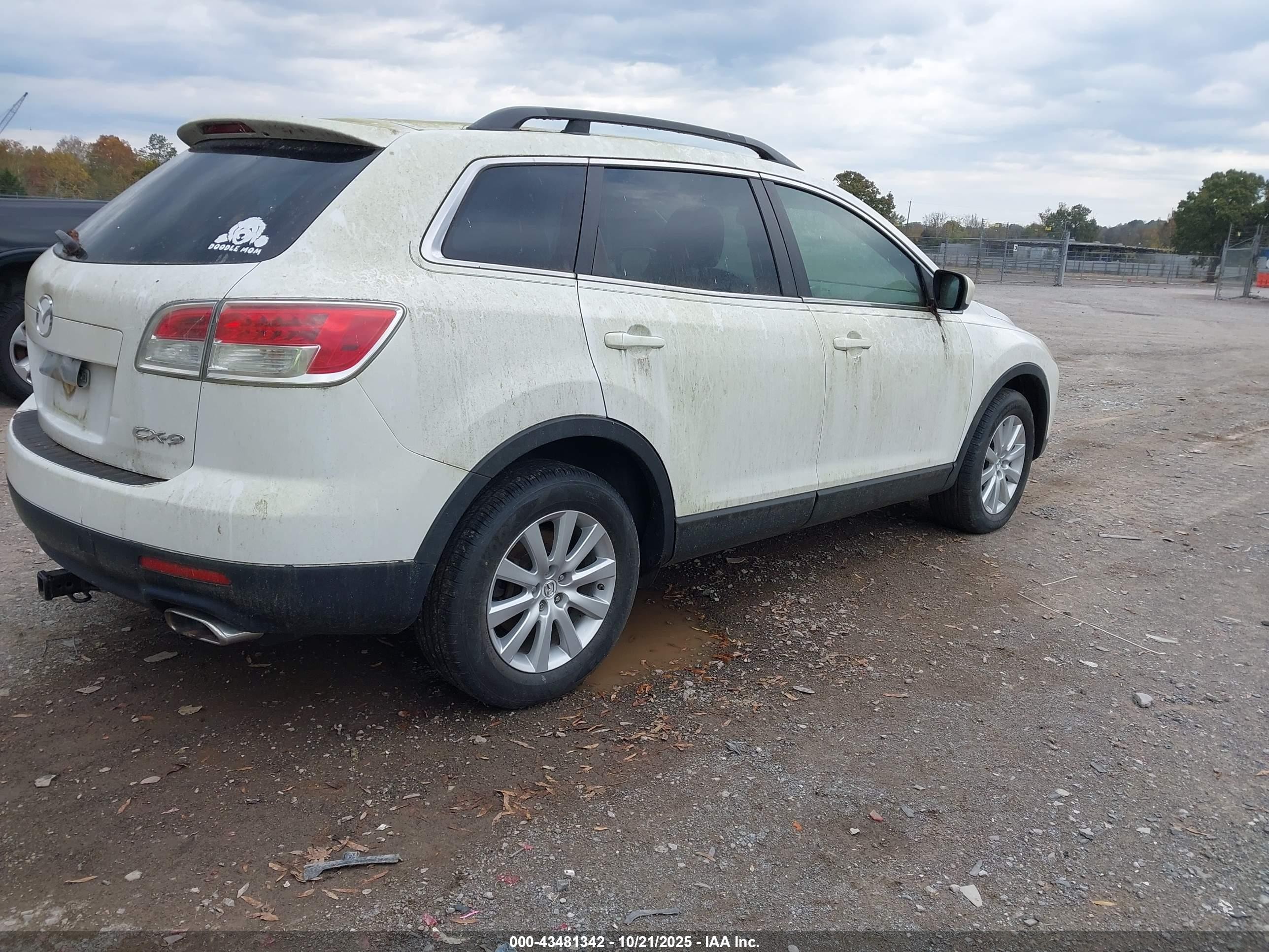 2008 Mazda Cx-9 Sport Белый vin: JM3TB28A980156122