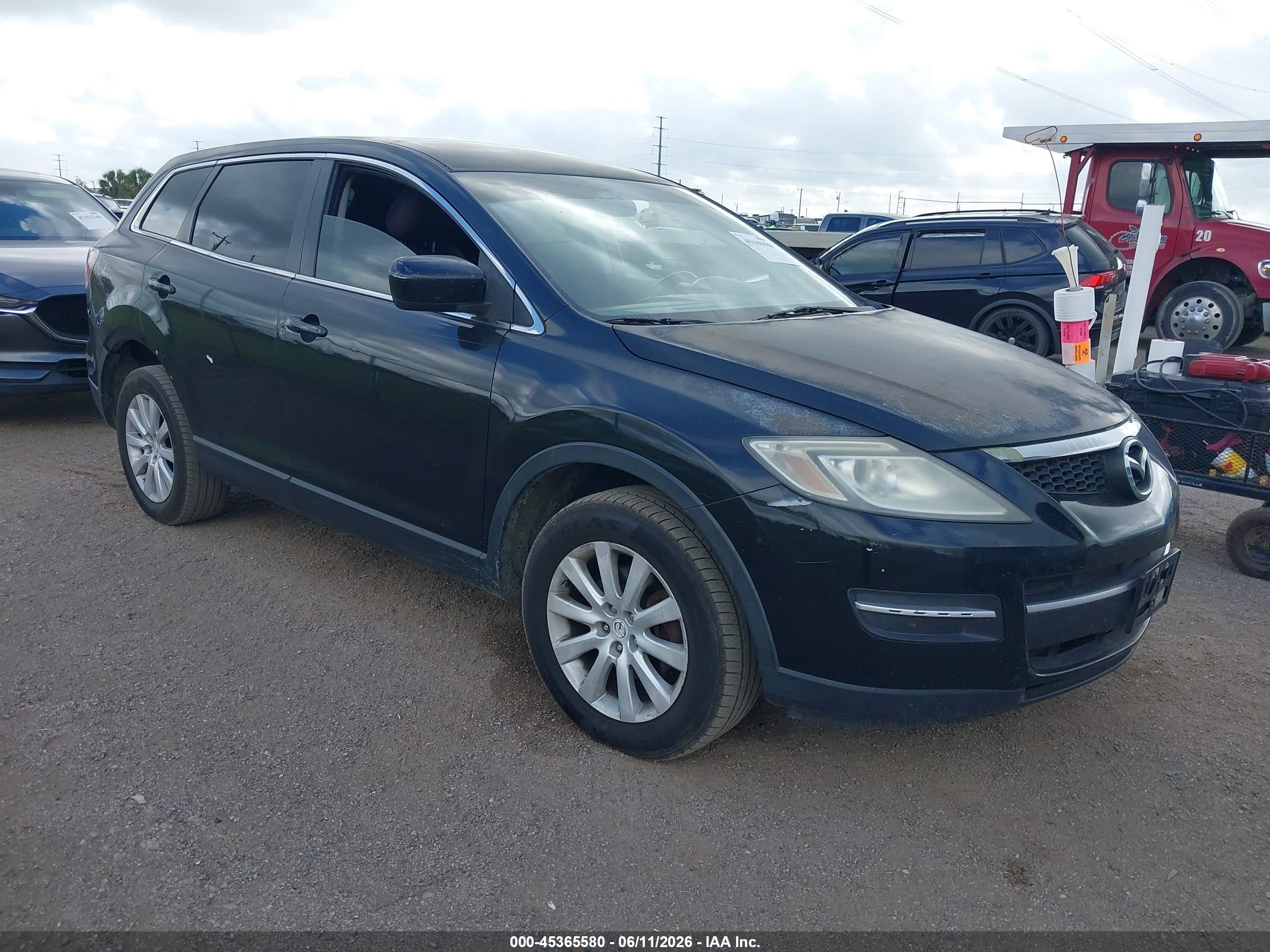 2009 Mazda Cx-9 Sport Black vin: JM3TB28A990179000
