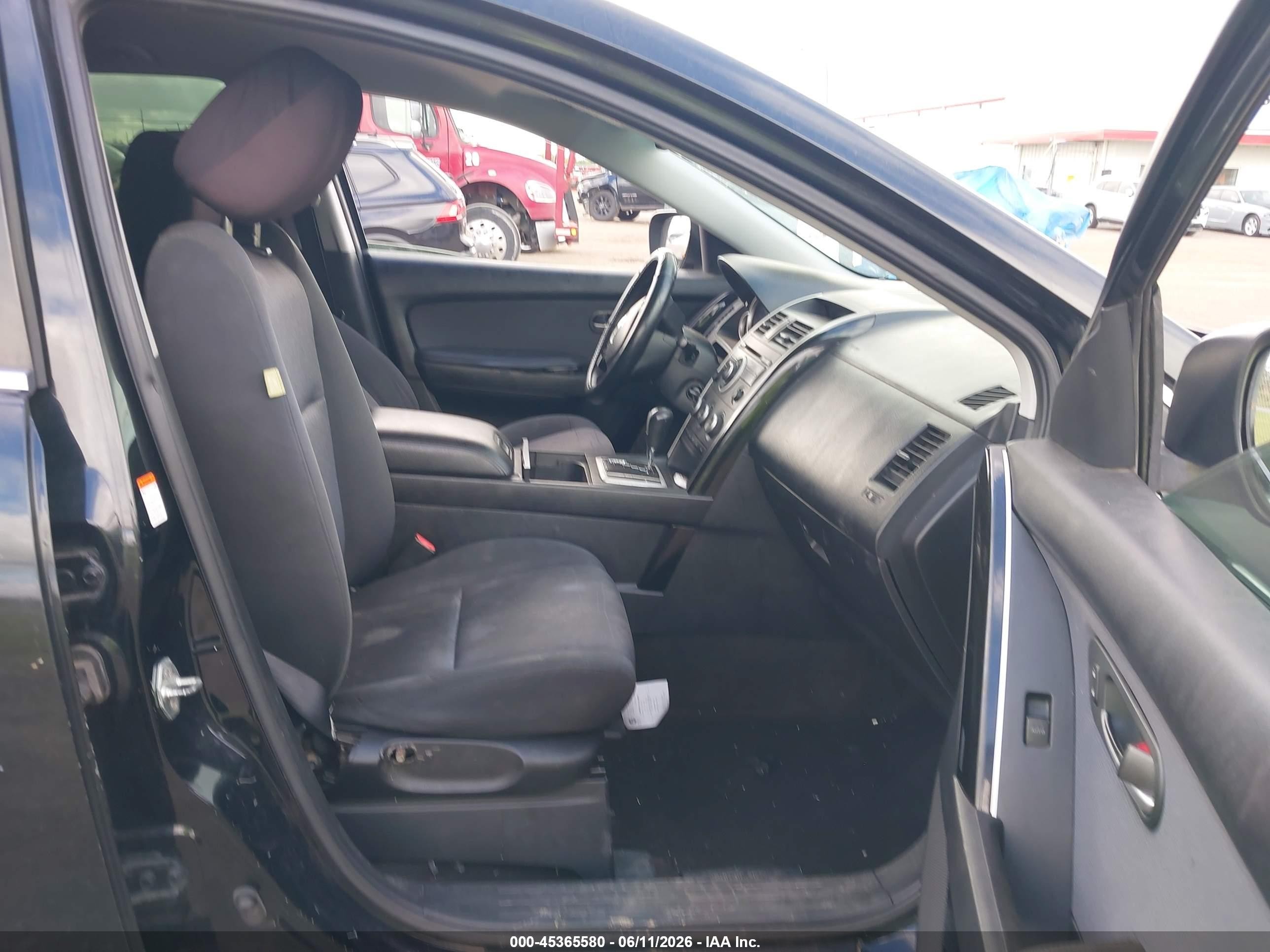 2009 Mazda Cx-9 Sport Black vin: JM3TB28A990179000