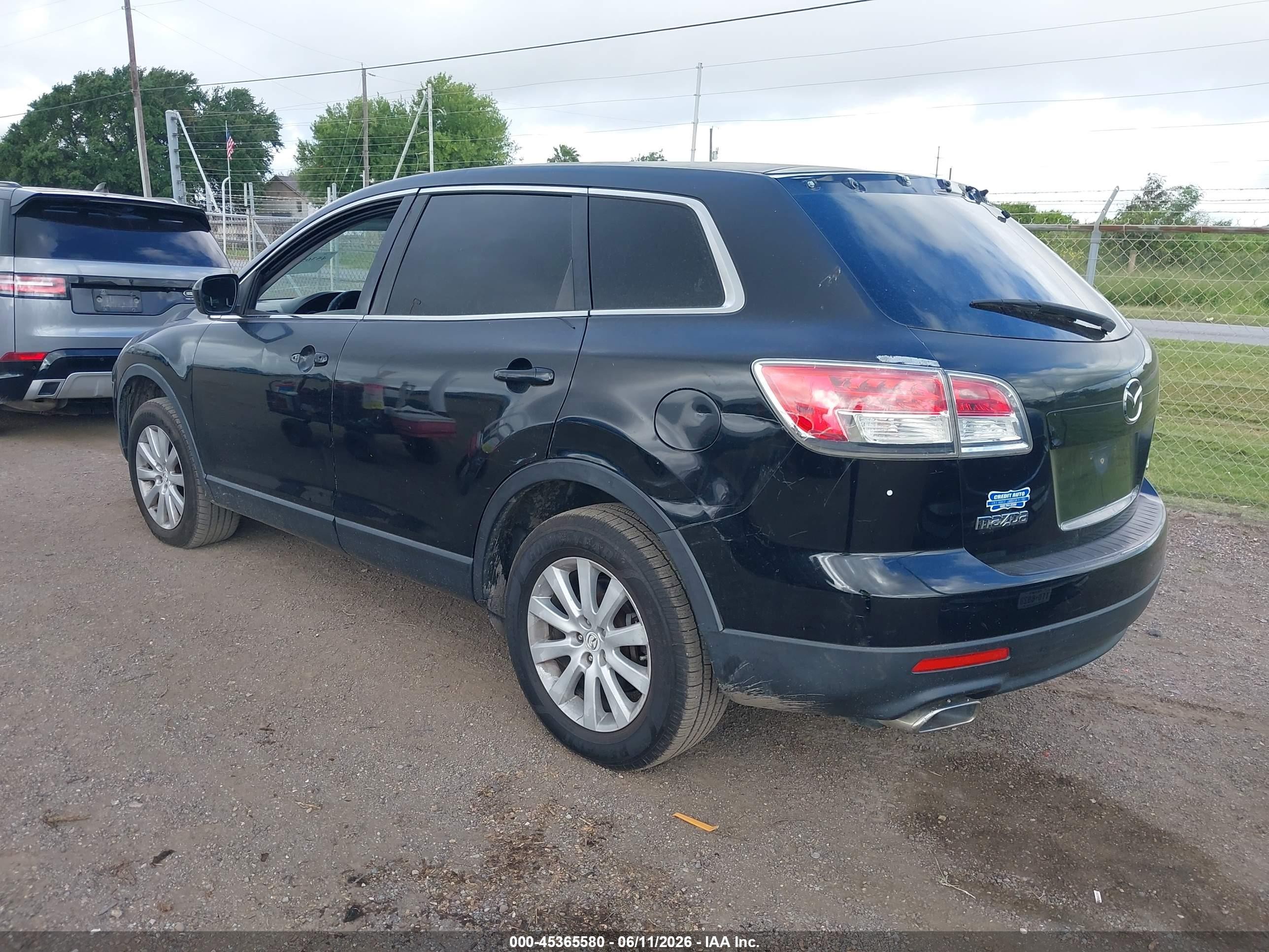2009 Mazda Cx-9 Sport Black vin: JM3TB28A990179000
