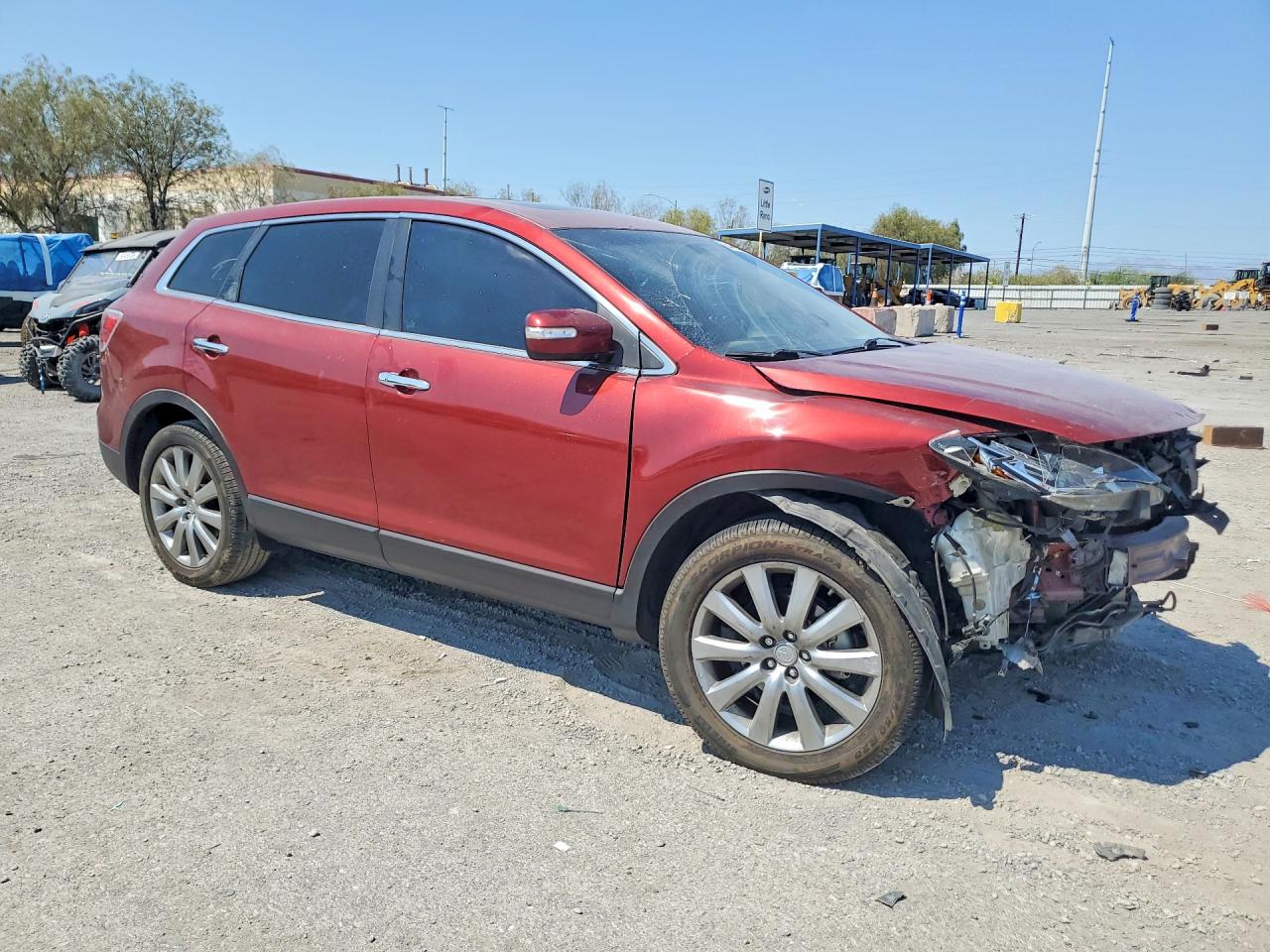 2008 Mazda Cx-9 Red vin: JM3TB28AX80139944
