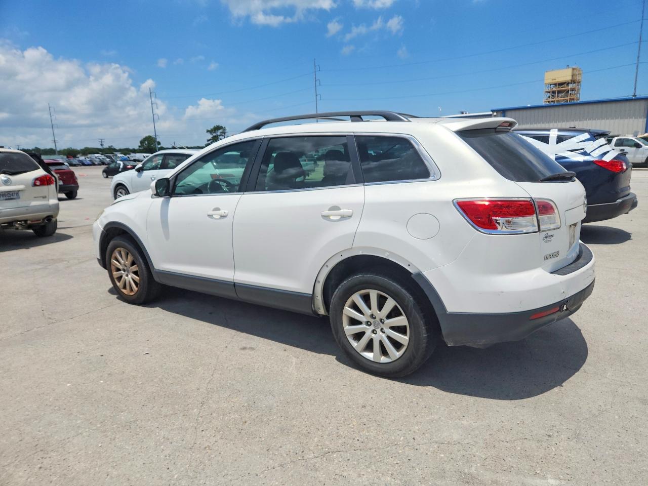 2008 Mazda Cx-9 White vin: JM3TB28AX80152015