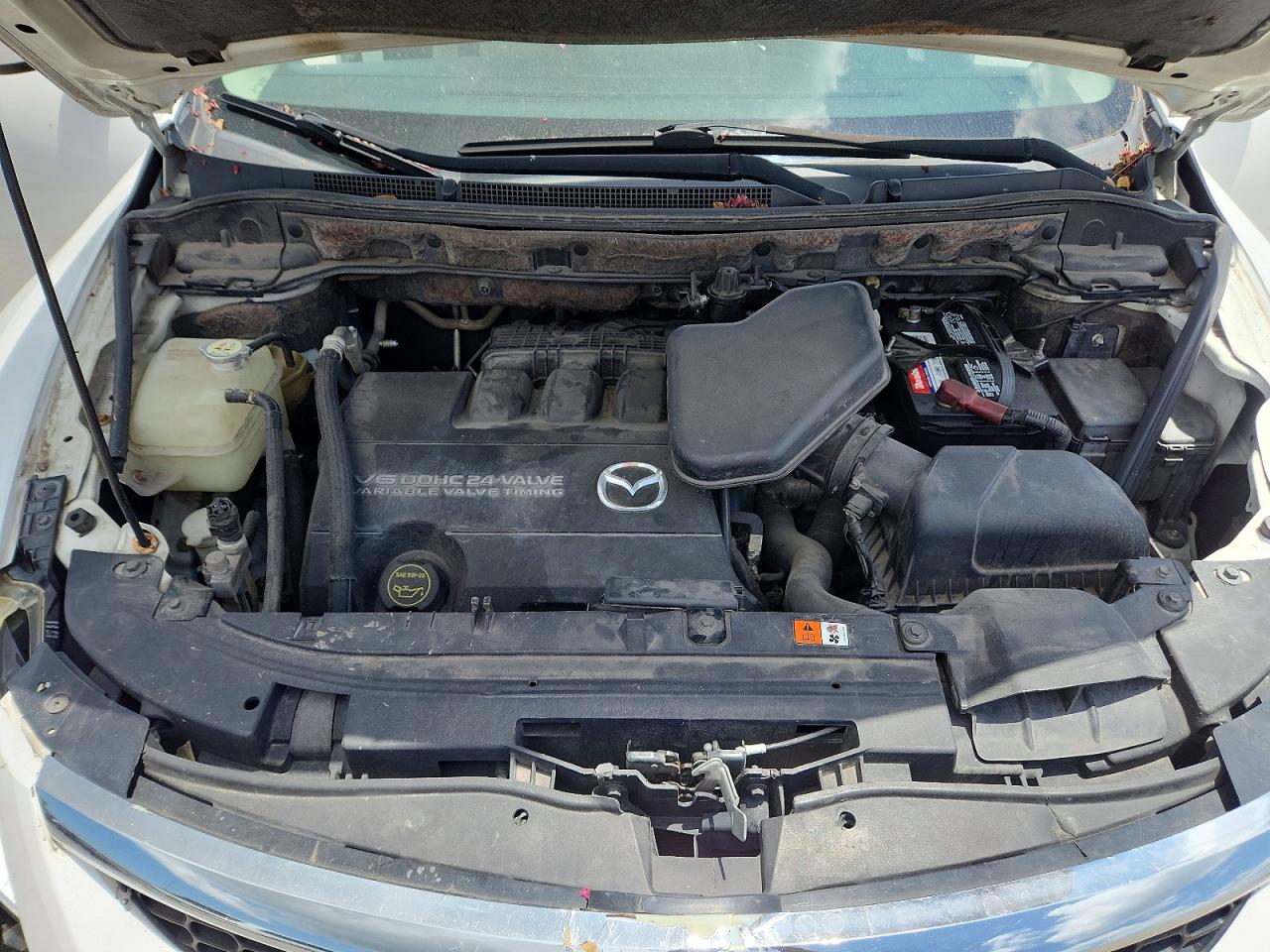 2008 Mazda Cx-9 White vin: JM3TB28AX80152015