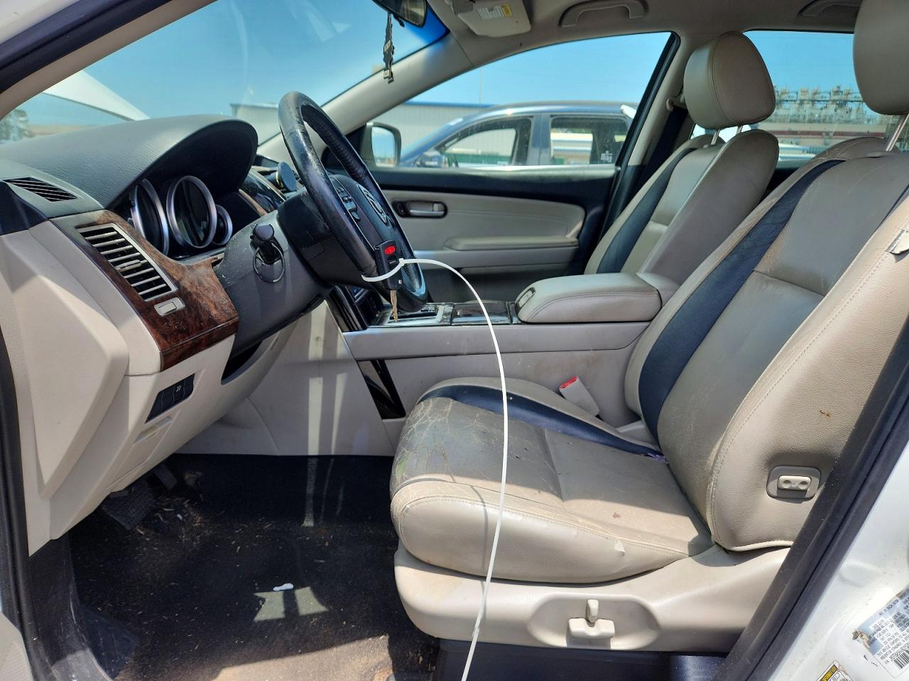 2008 Mazda Cx-9 White vin: JM3TB28AX80152015