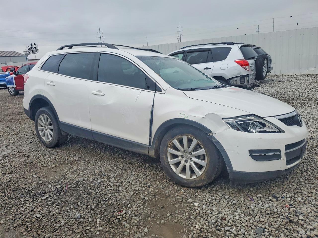 2009 Mazda Cx-9 Белый vin: JM3TB28AX90178177