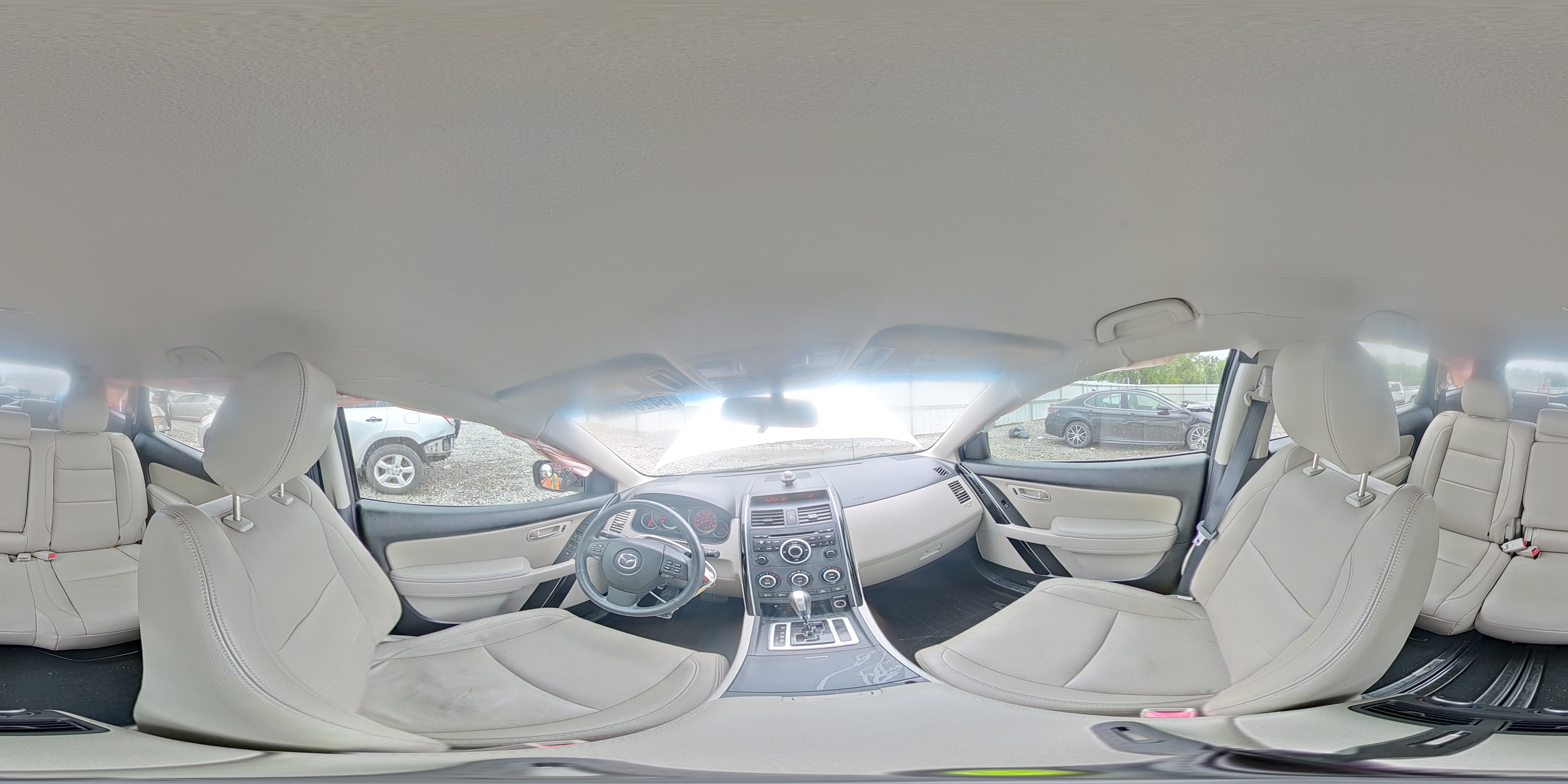 2009 Mazda Cx-9 Белый vin: JM3TB28AX90178177