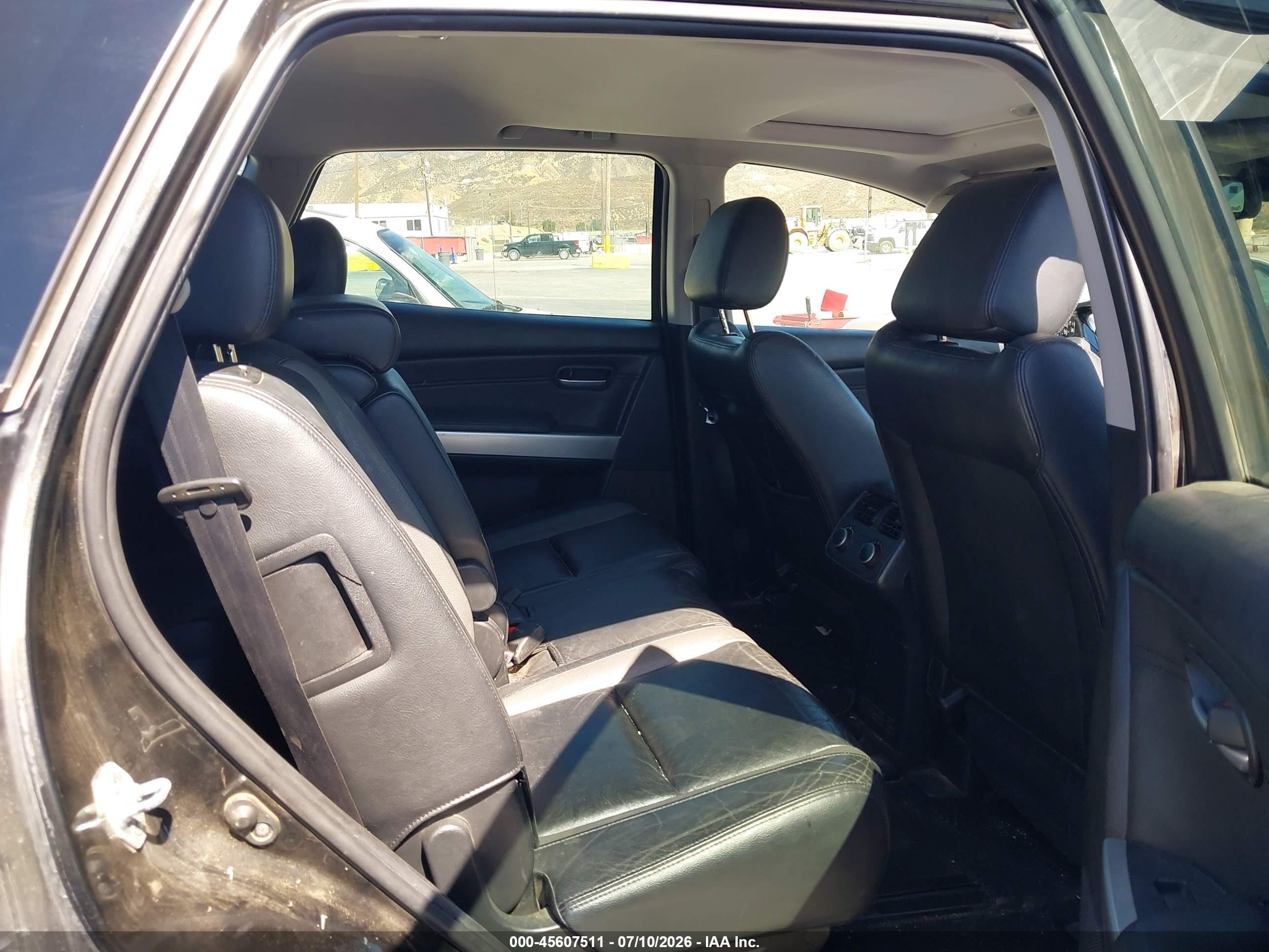 2007 Mazda Cx-9 Grand Touring Black vin: JM3TB28C970120706