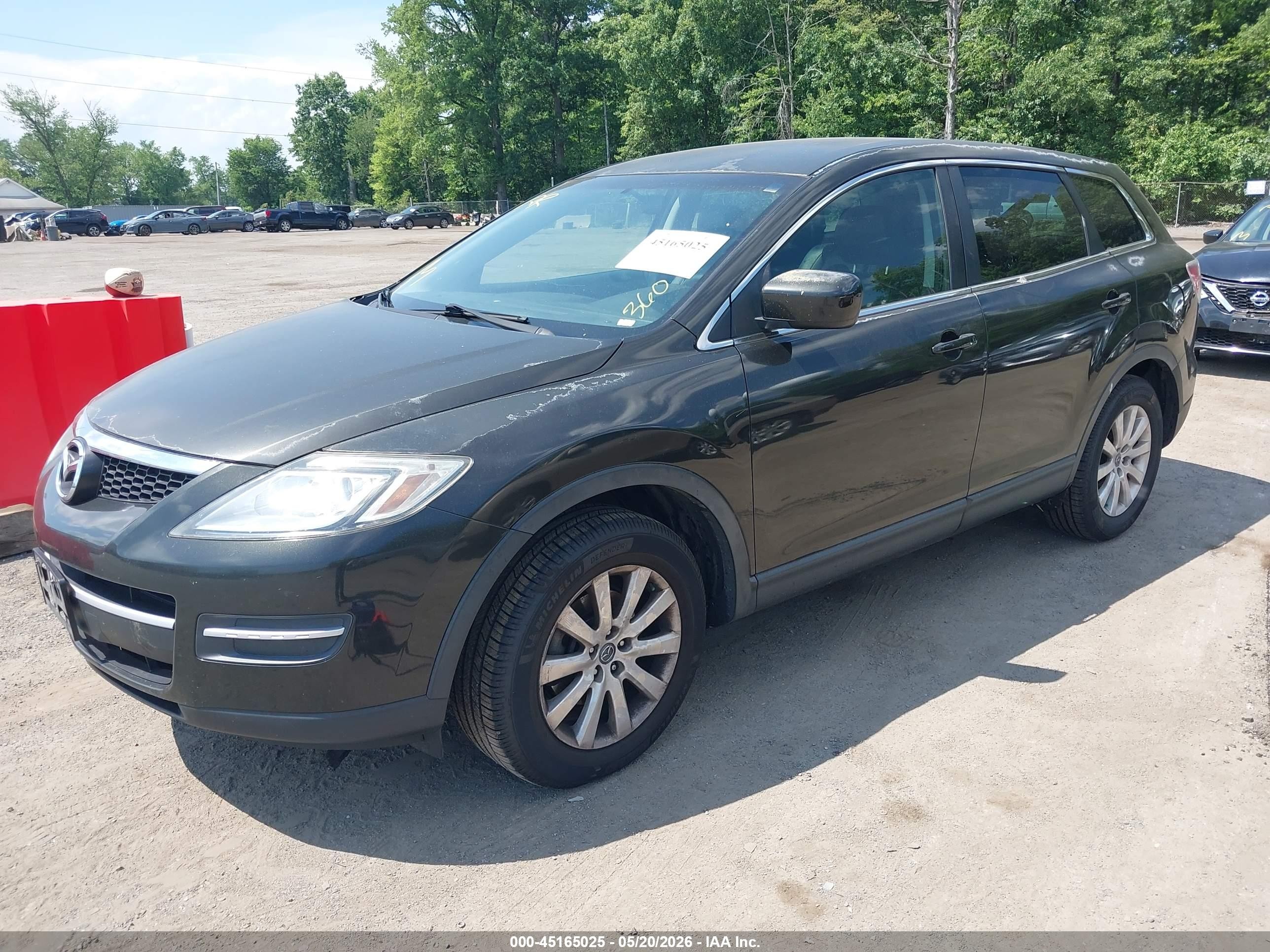 2007 Mazda Cx-9 Touring Gray vin: JM3TB28CX70100626
