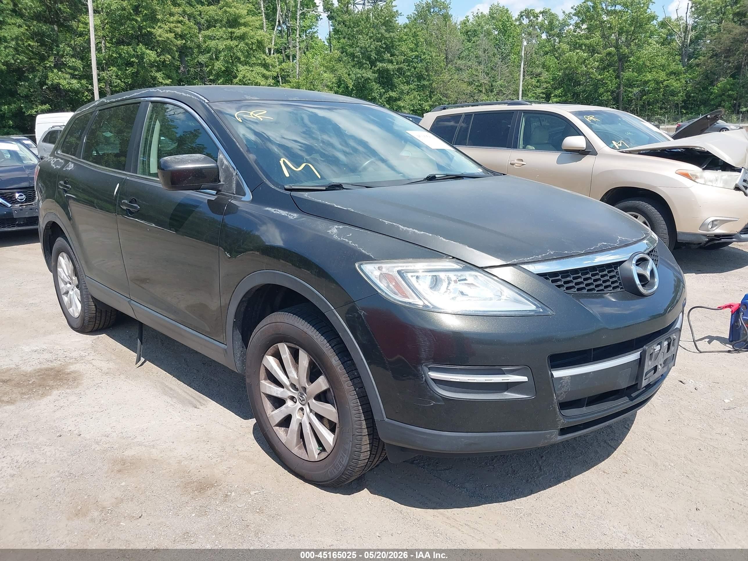 2007 Mazda Cx-9 Touring Gray vin: JM3TB28CX70100626
