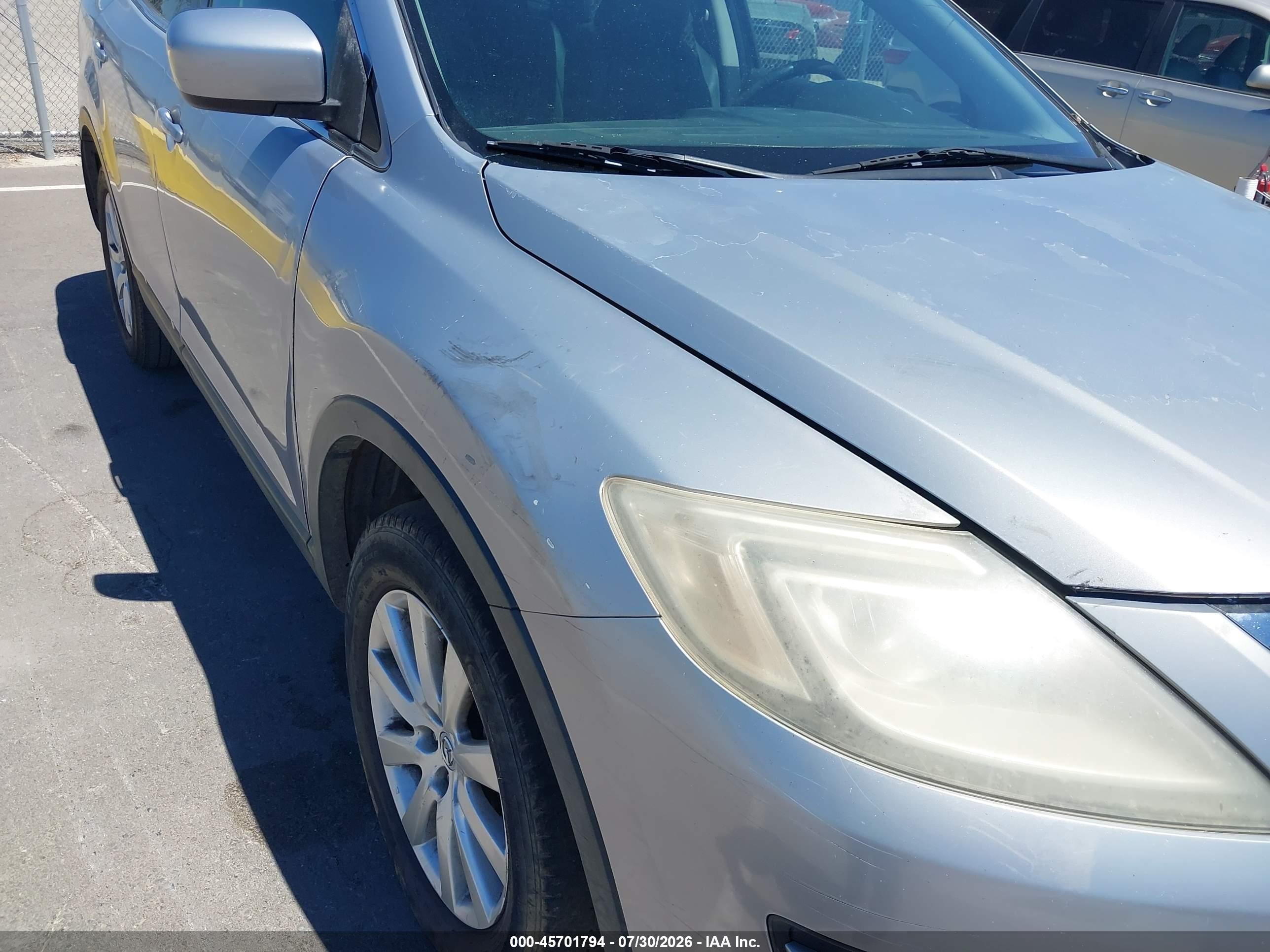 2008 Mazda Cx-9 Touring Silver vin: JM3TB28V180133615