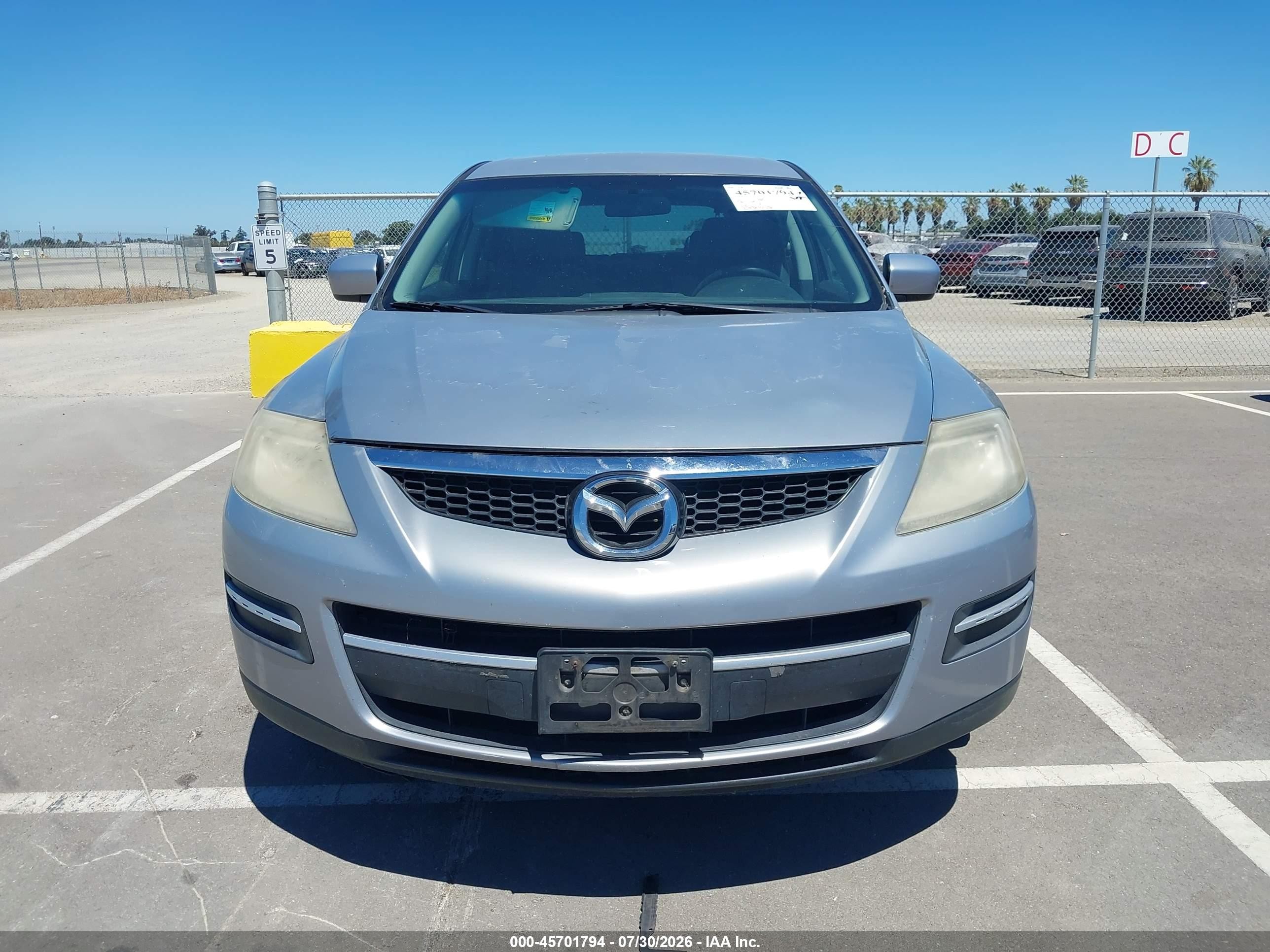 2008 Mazda Cx-9 Touring Silver vin: JM3TB28V180133615