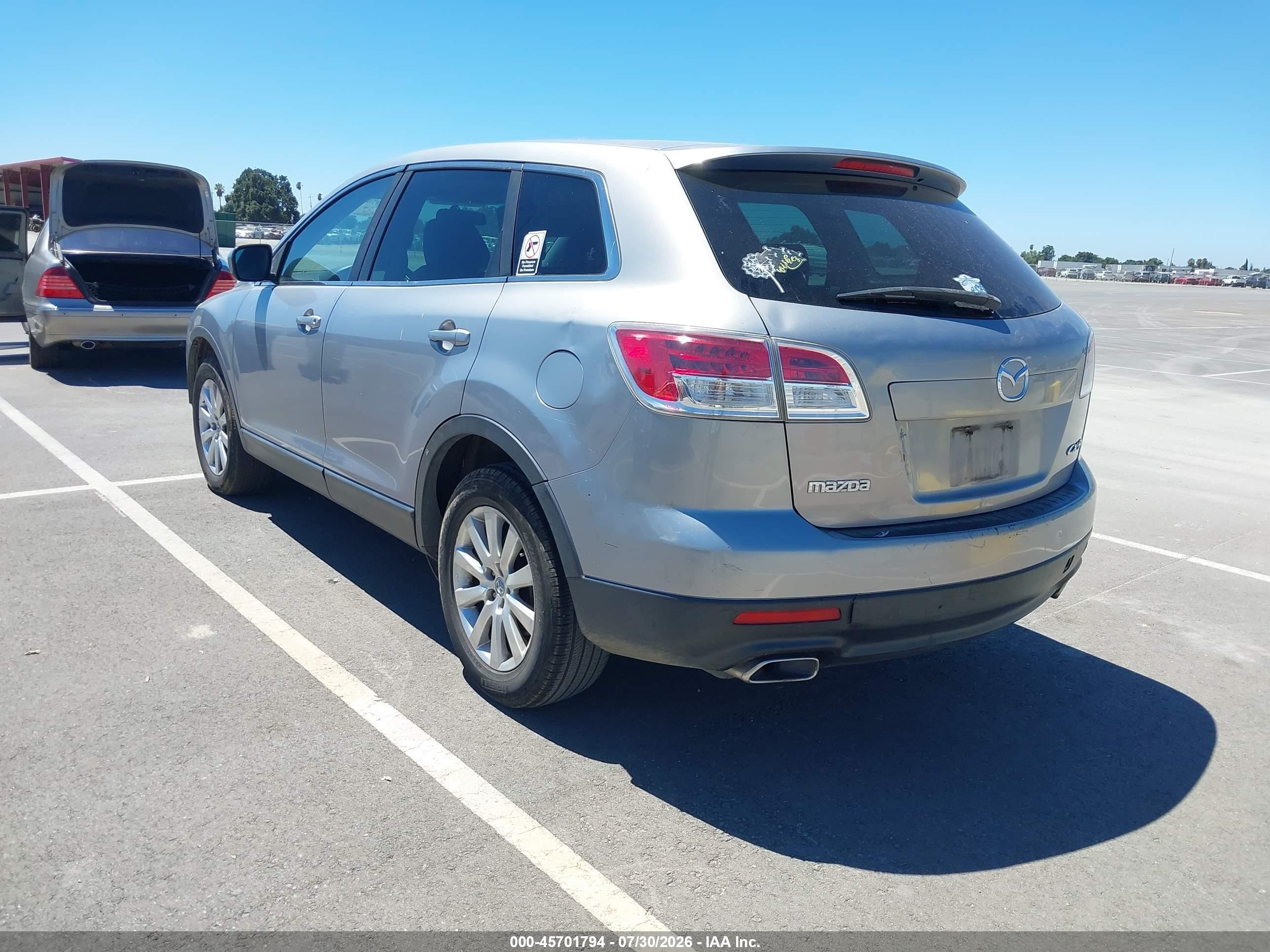 2008 Mazda Cx-9 Touring Silver vin: JM3TB28V180133615