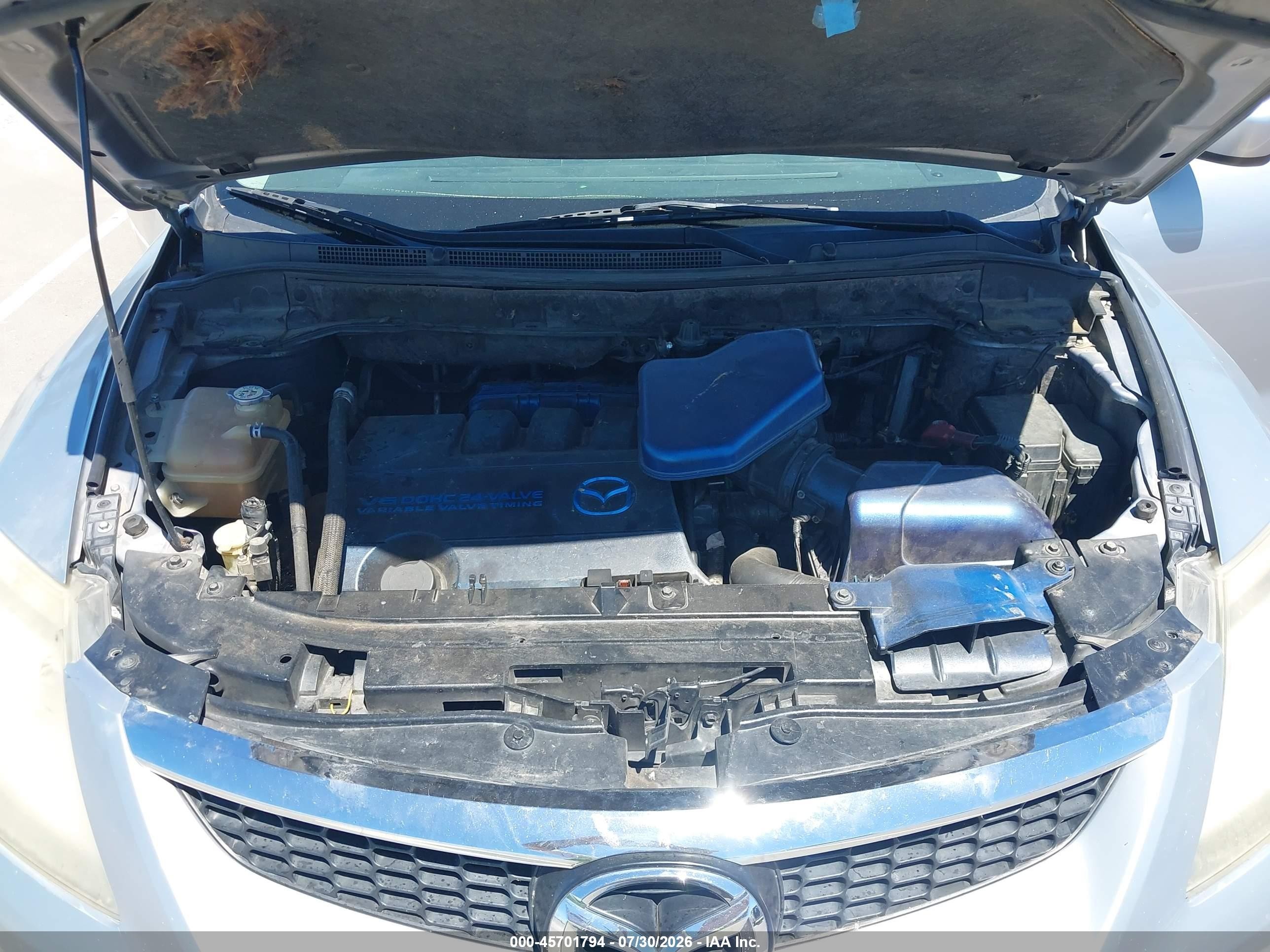 2008 Mazda Cx-9 Touring Silver vin: JM3TB28V180133615
