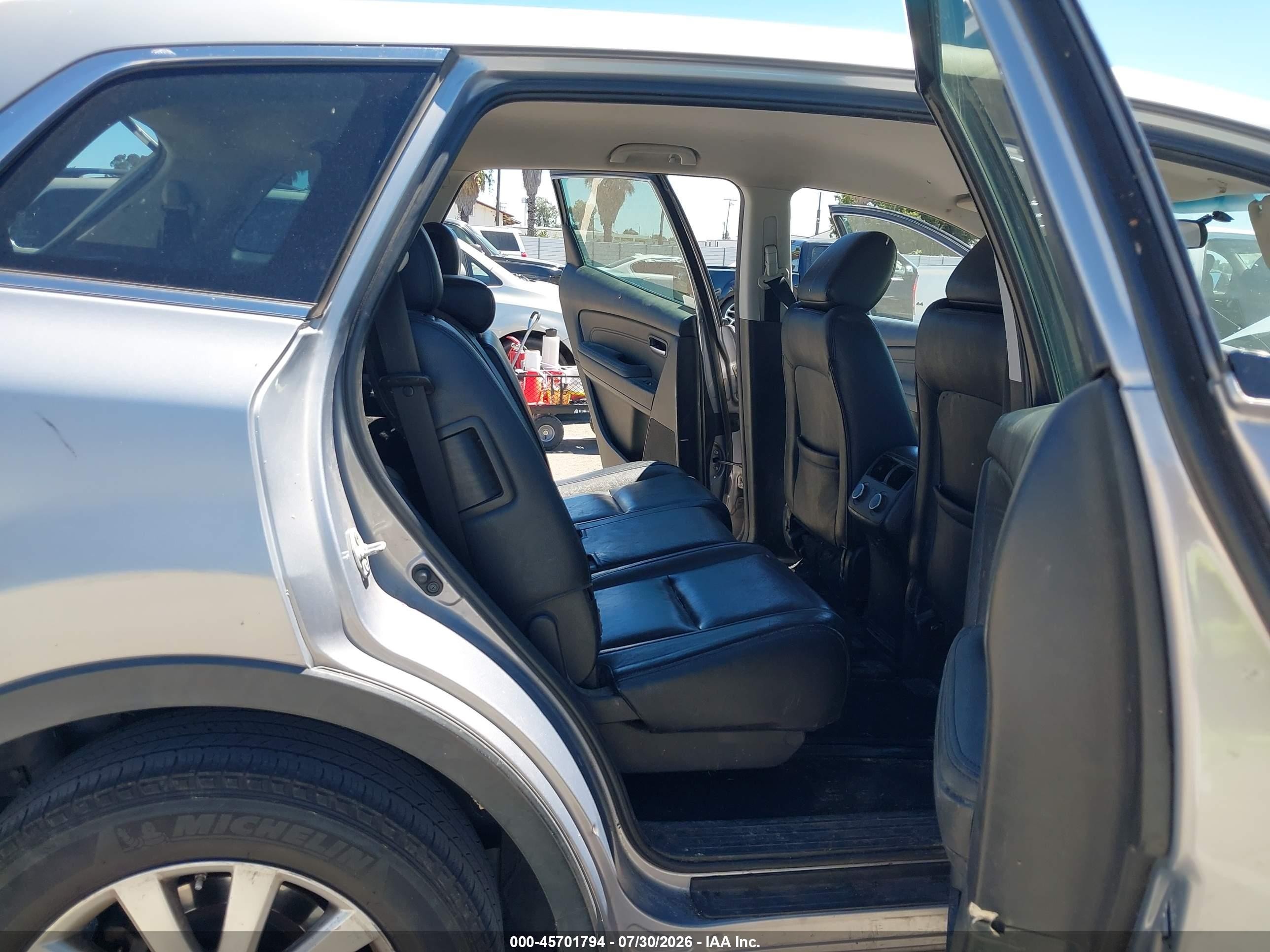 2008 Mazda Cx-9 Touring Silver vin: JM3TB28V180133615