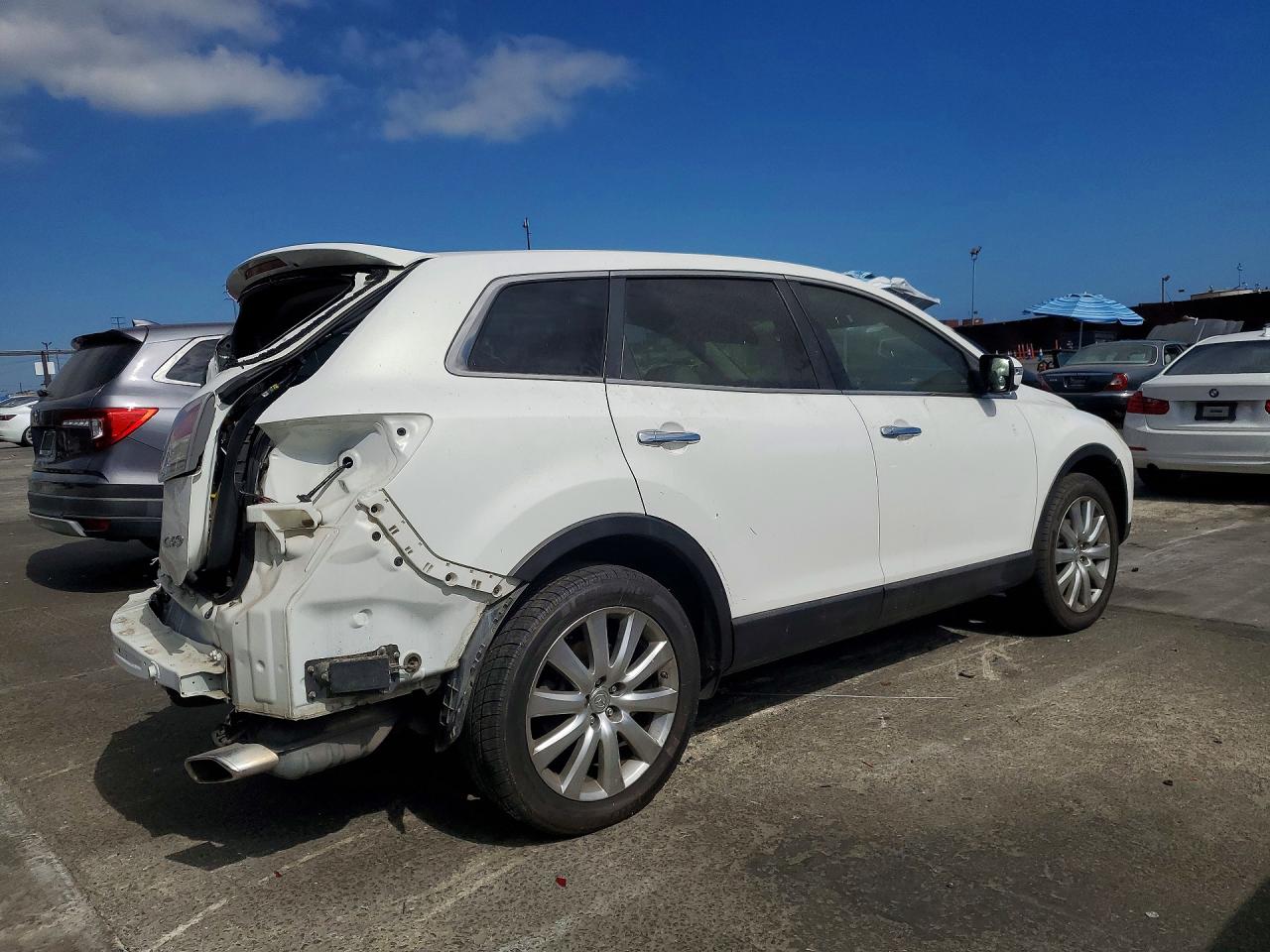 2008 Mazda Cx-9 White vin: JM3TB28V180147630