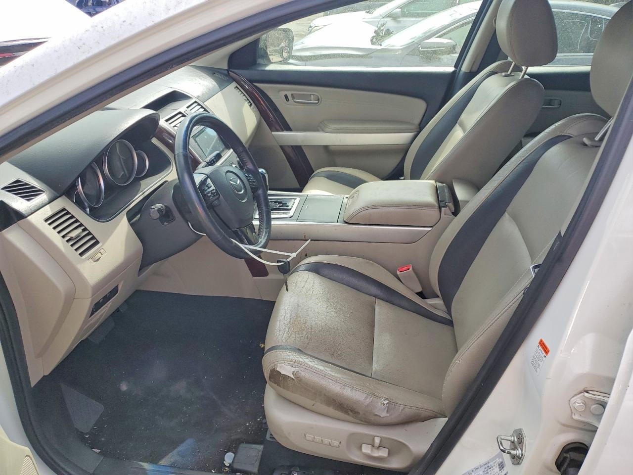 2008 Mazda Cx-9 White vin: JM3TB28V180147630