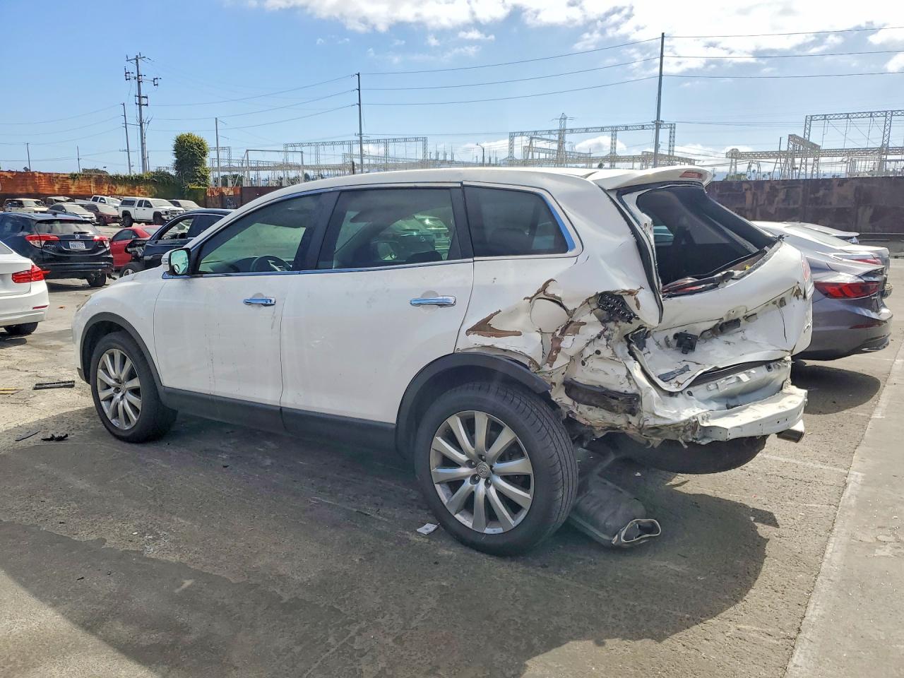 2008 Mazda Cx-9 White vin: JM3TB28V180147630