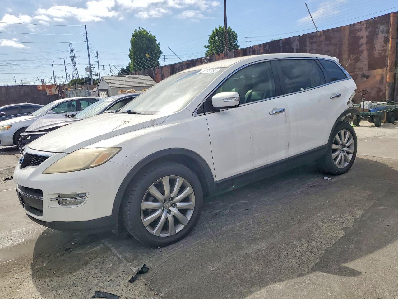 2008 Mazda Cx-9 White vin: JM3TB28V180147630