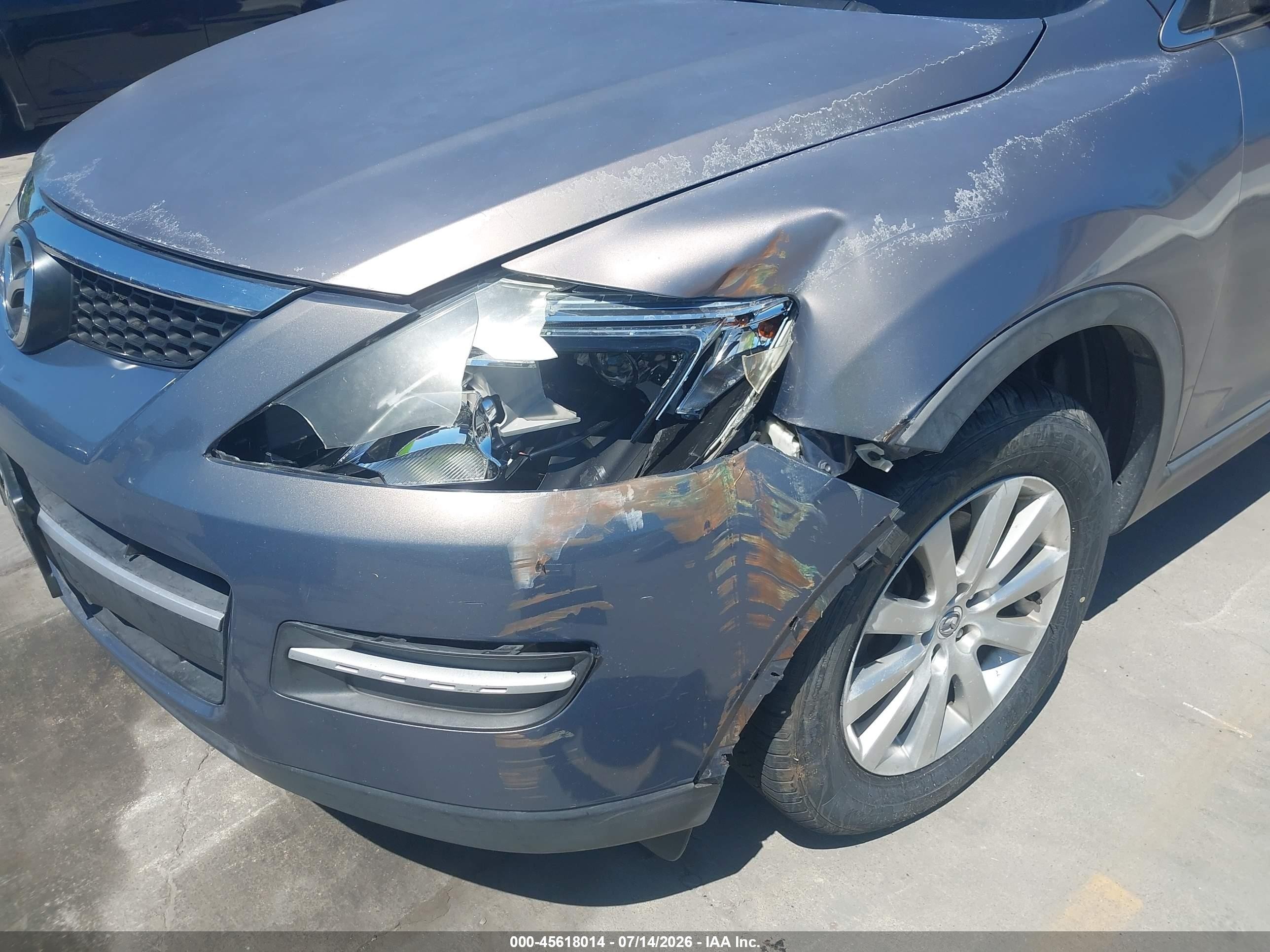 2008 Mazda Cx-9 Sport Gray vin: JM3TB28V280123398