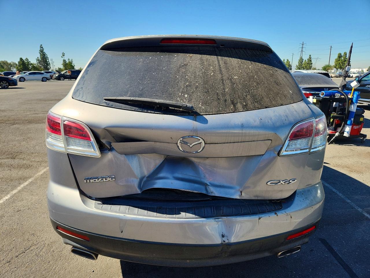 2008 Mazda Cx-9 Silver vin: JM3TB28V480127467