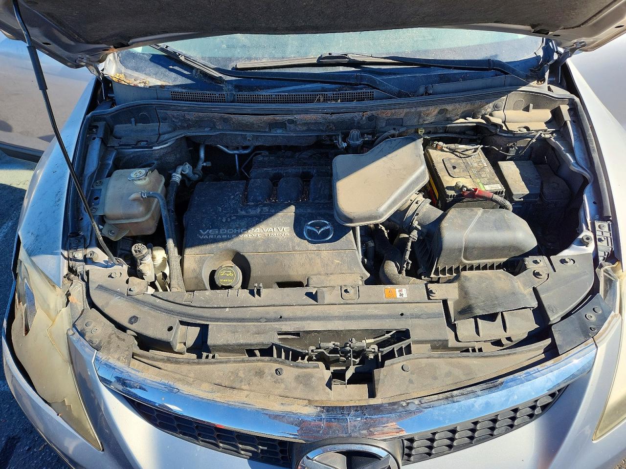2008 Mazda Cx-9 Silver vin: JM3TB28V480127467