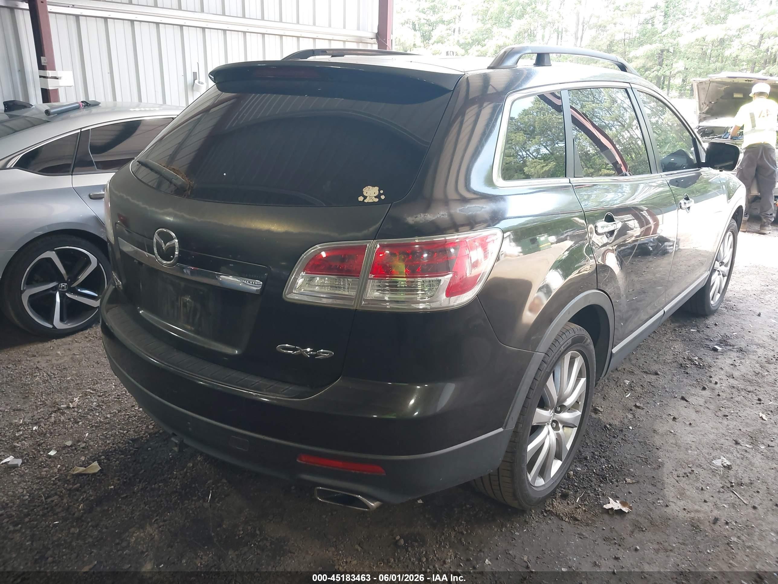 2008 Mazda Cx-9 Grand Touring Черный vin: JM3TB28V480131275