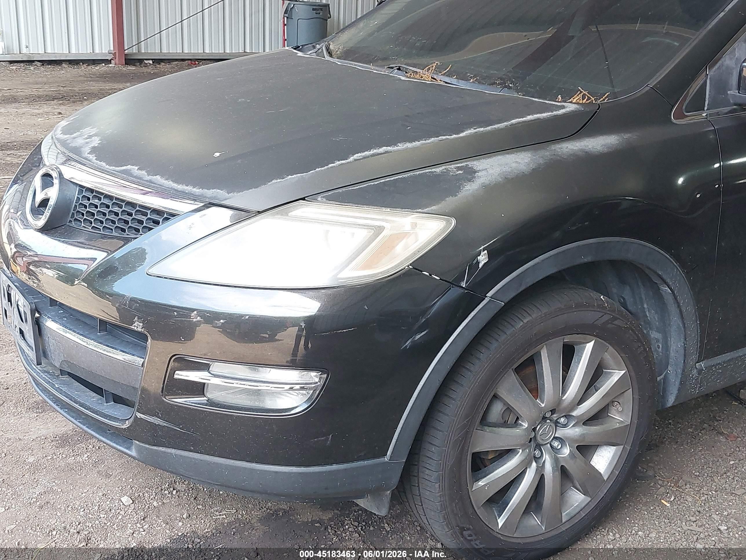 2008 Mazda Cx-9 Grand Touring Черный vin: JM3TB28V480131275