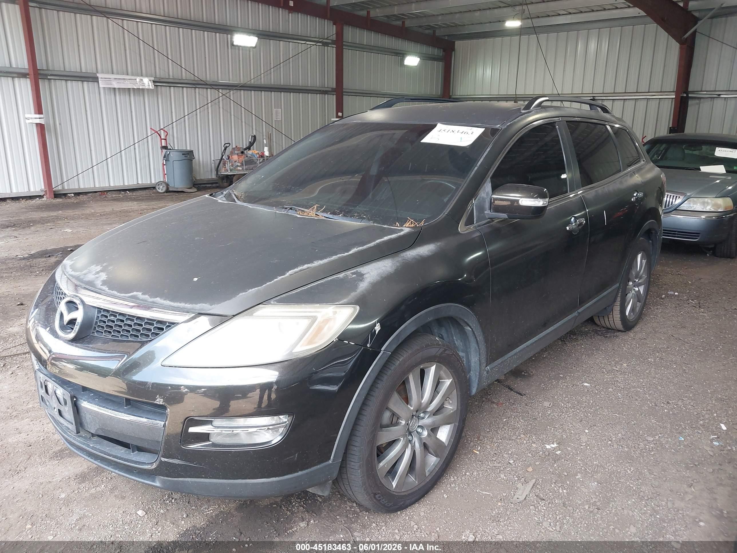 2008 Mazda Cx-9 Grand Touring Черный vin: JM3TB28V480131275