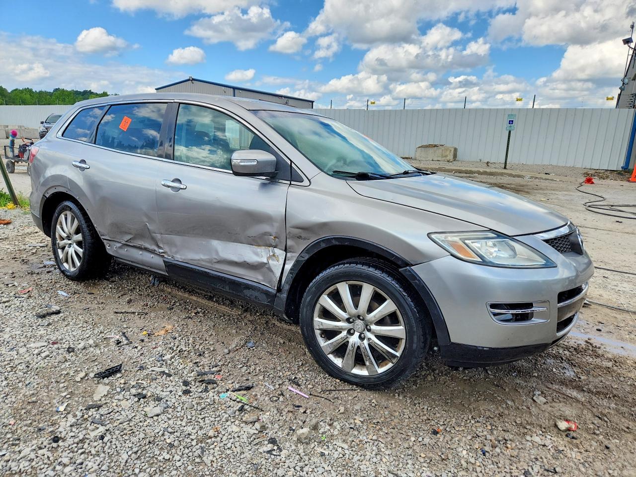 2009 Mazda Cx-9 Silver vin: JM3TB28V490179845