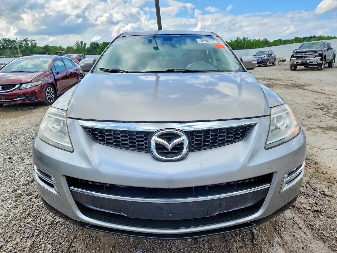 2009 Mazda Cx-9 Silver vin: JM3TB28V490179845