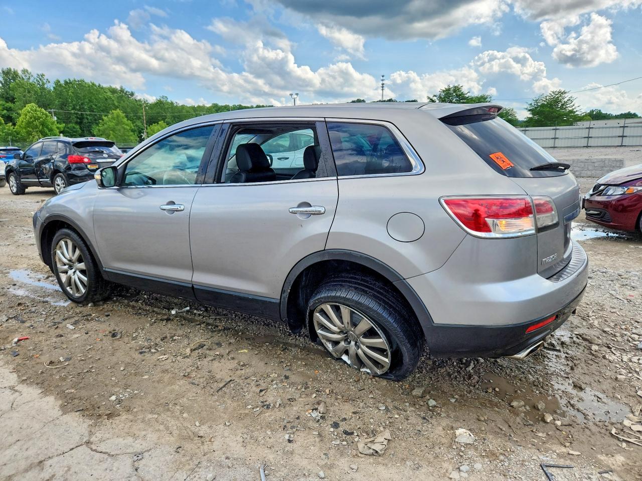 2009 Mazda Cx-9 Silver vin: JM3TB28V490179845