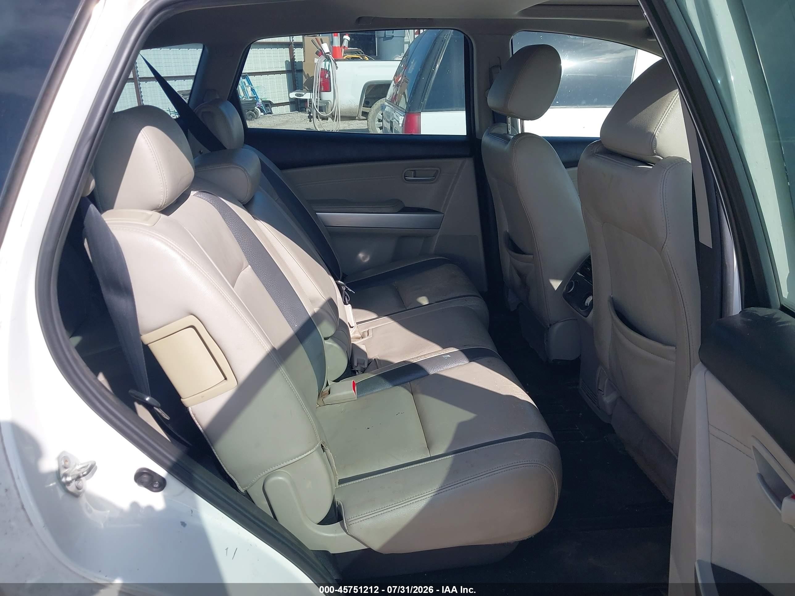 2008 Mazda Cx-9 Grand Touring Белый vin: JM3TB28V580158629