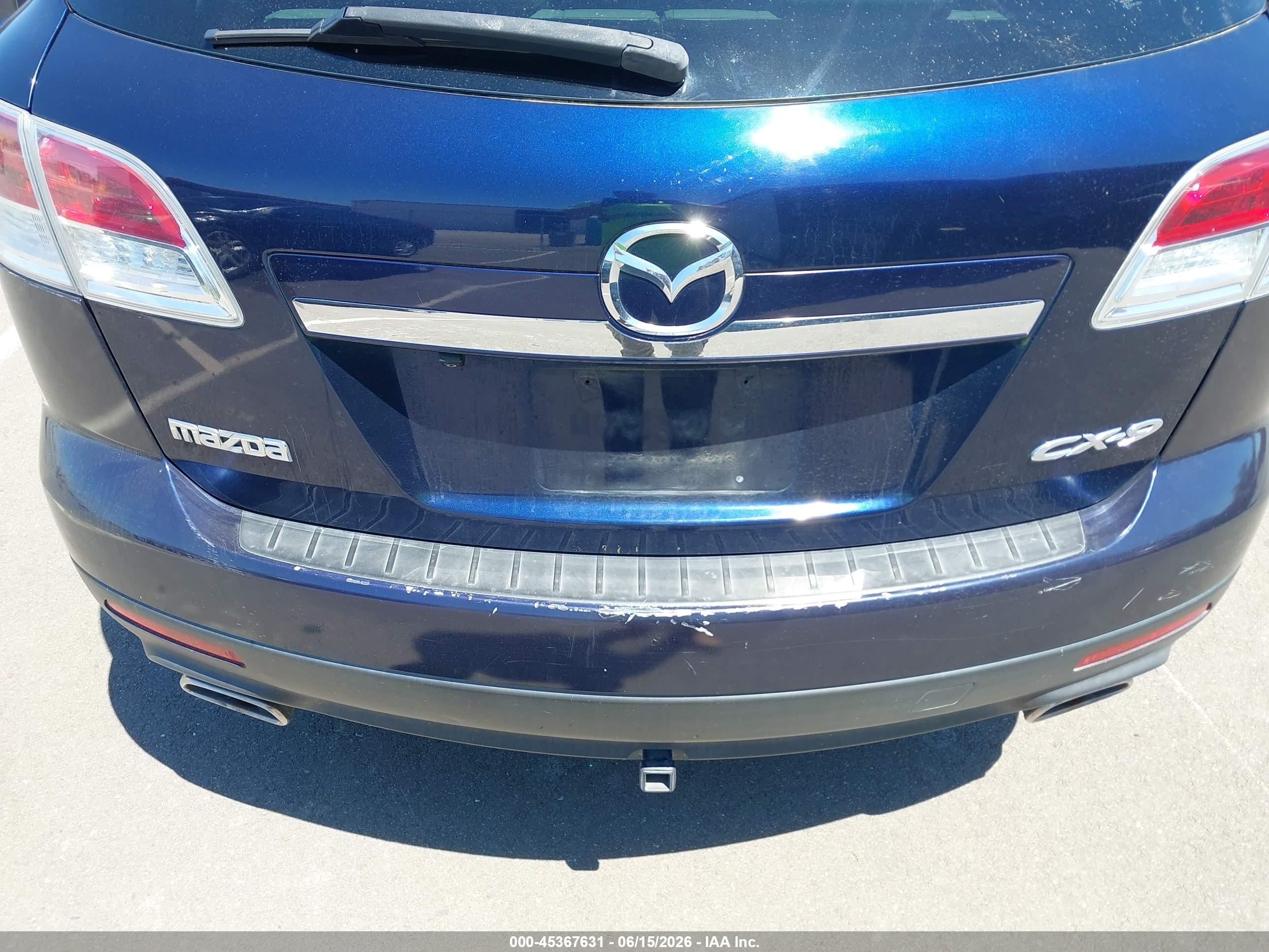 2008 Mazda Cx-9 Grand Touring Blue vin: JM3TB28V880137886