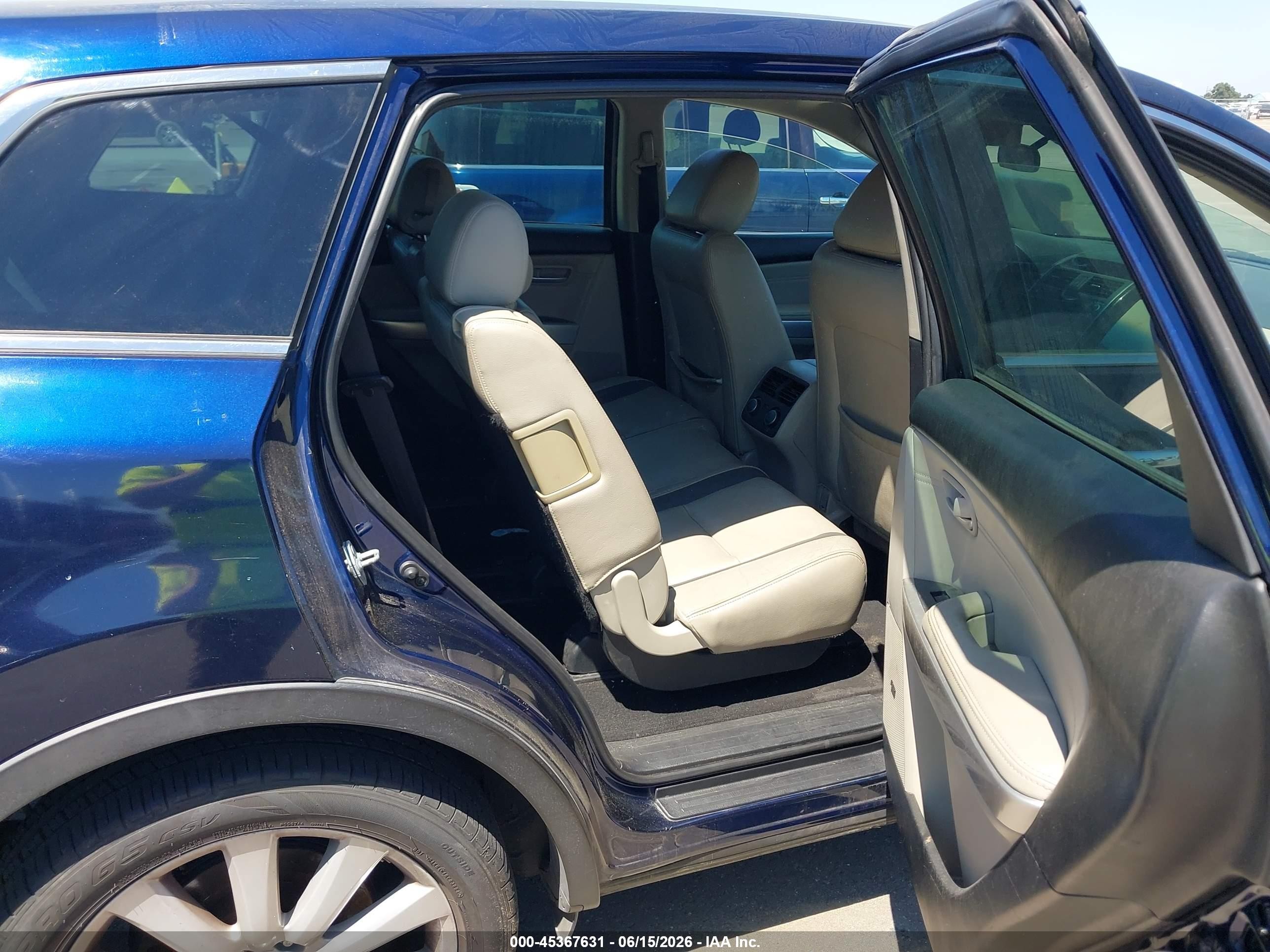 2008 Mazda Cx-9 Grand Touring Blue vin: JM3TB28V880137886