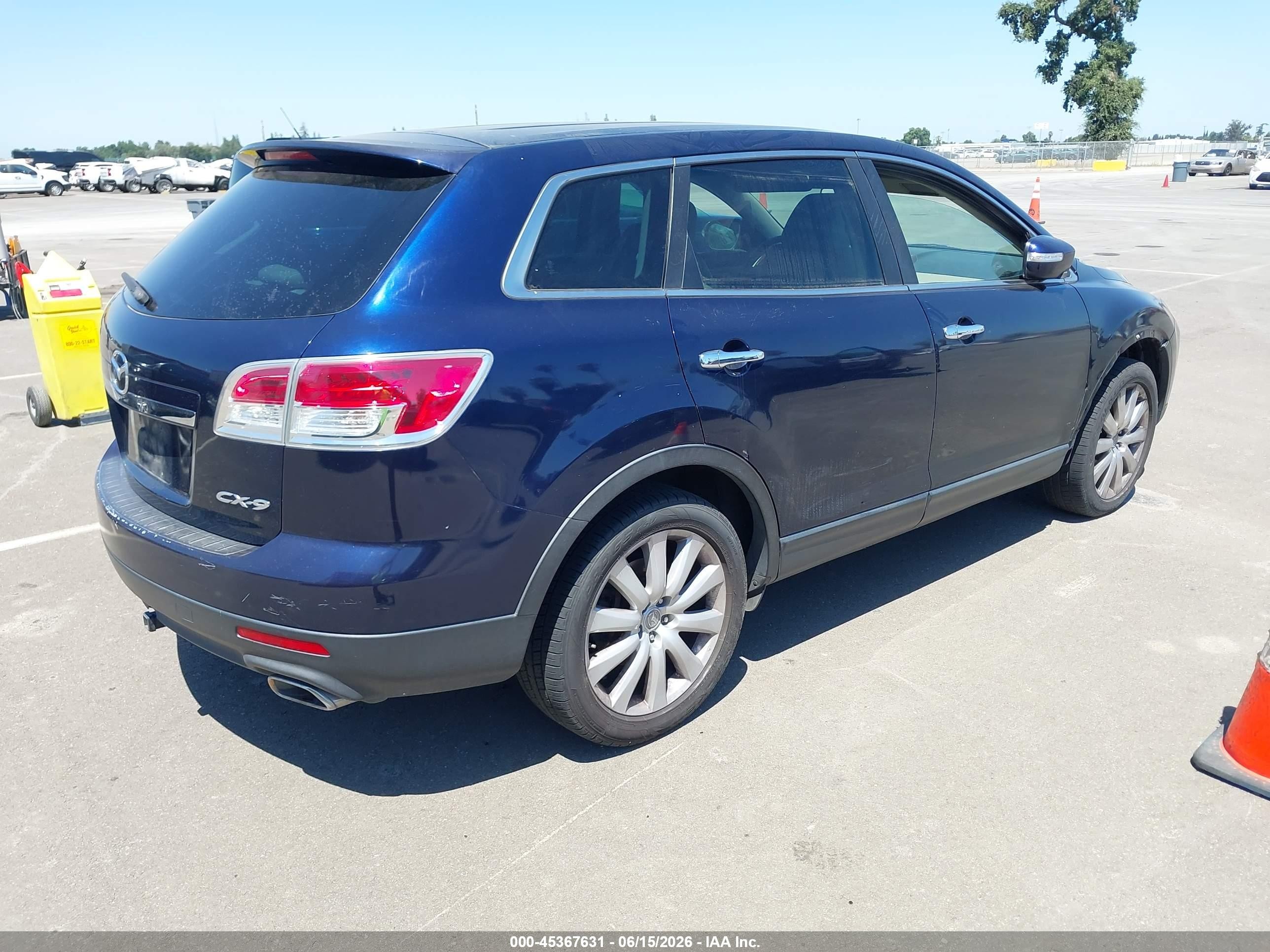 2008 Mazda Cx-9 Grand Touring Blue vin: JM3TB28V880137886