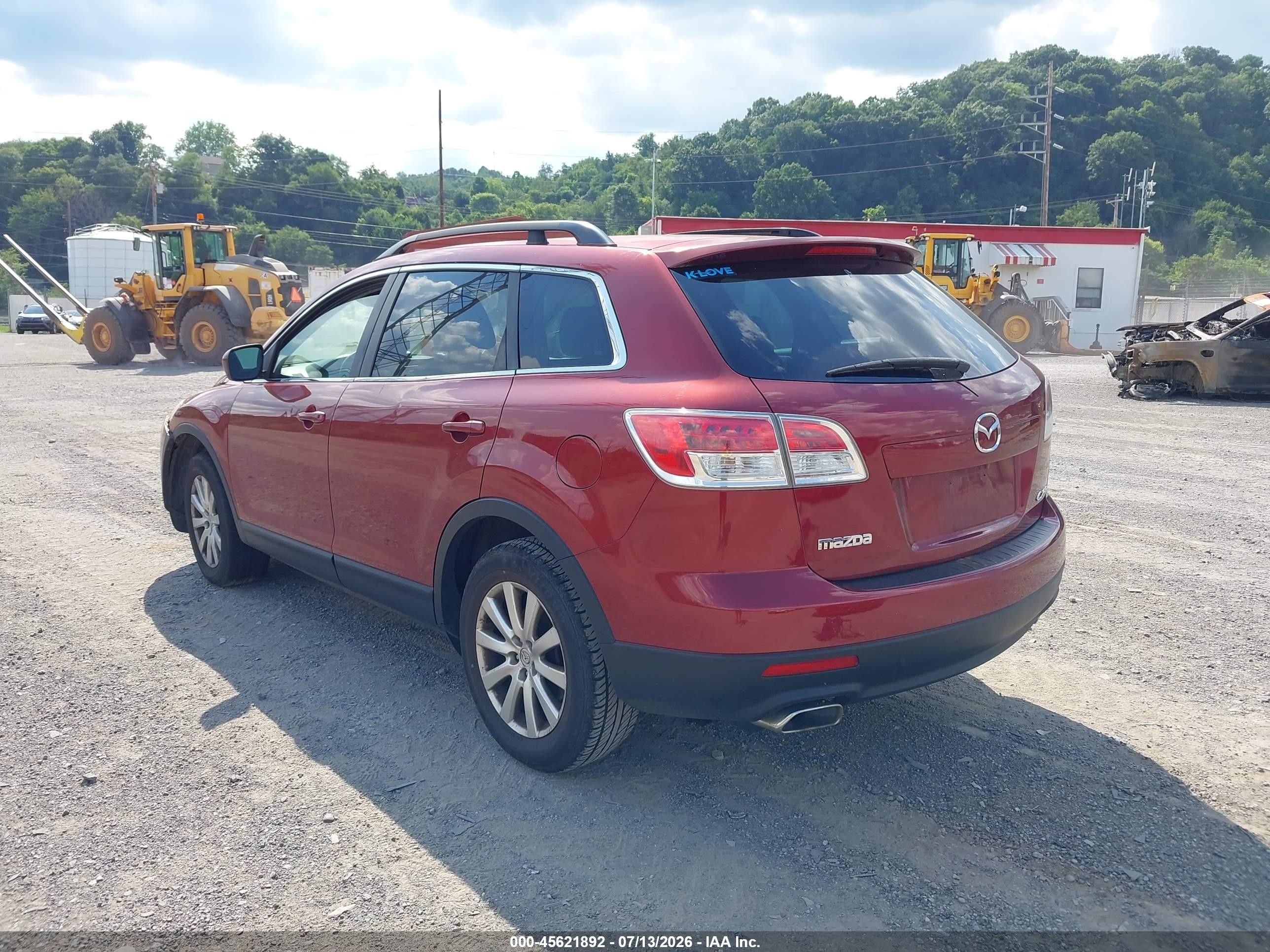 2008 Mazda Cx-9 Sport Orange vin: JM3TB28VX80138876