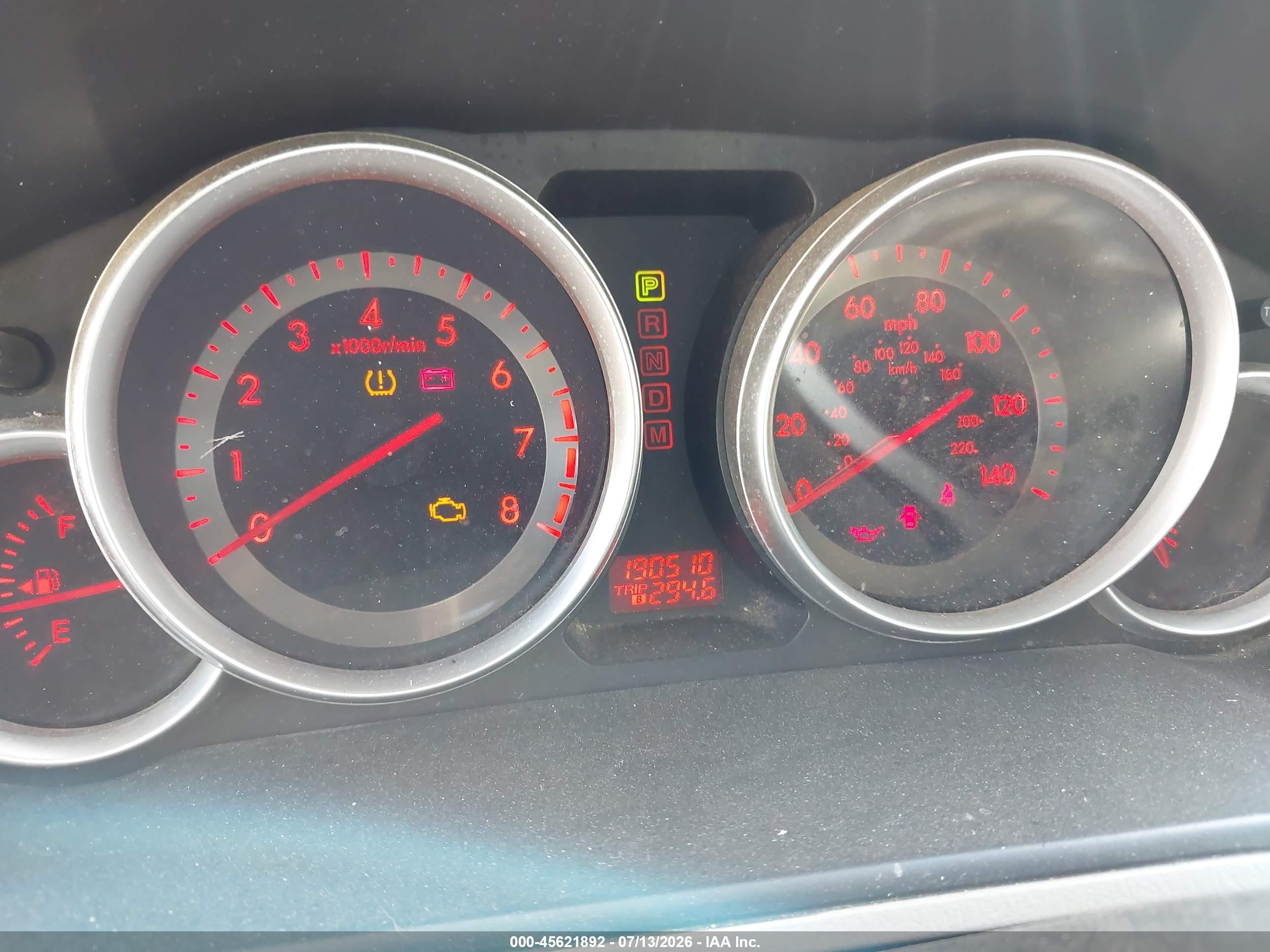 2008 Mazda Cx-9 Sport Orange vin: JM3TB28VX80138876