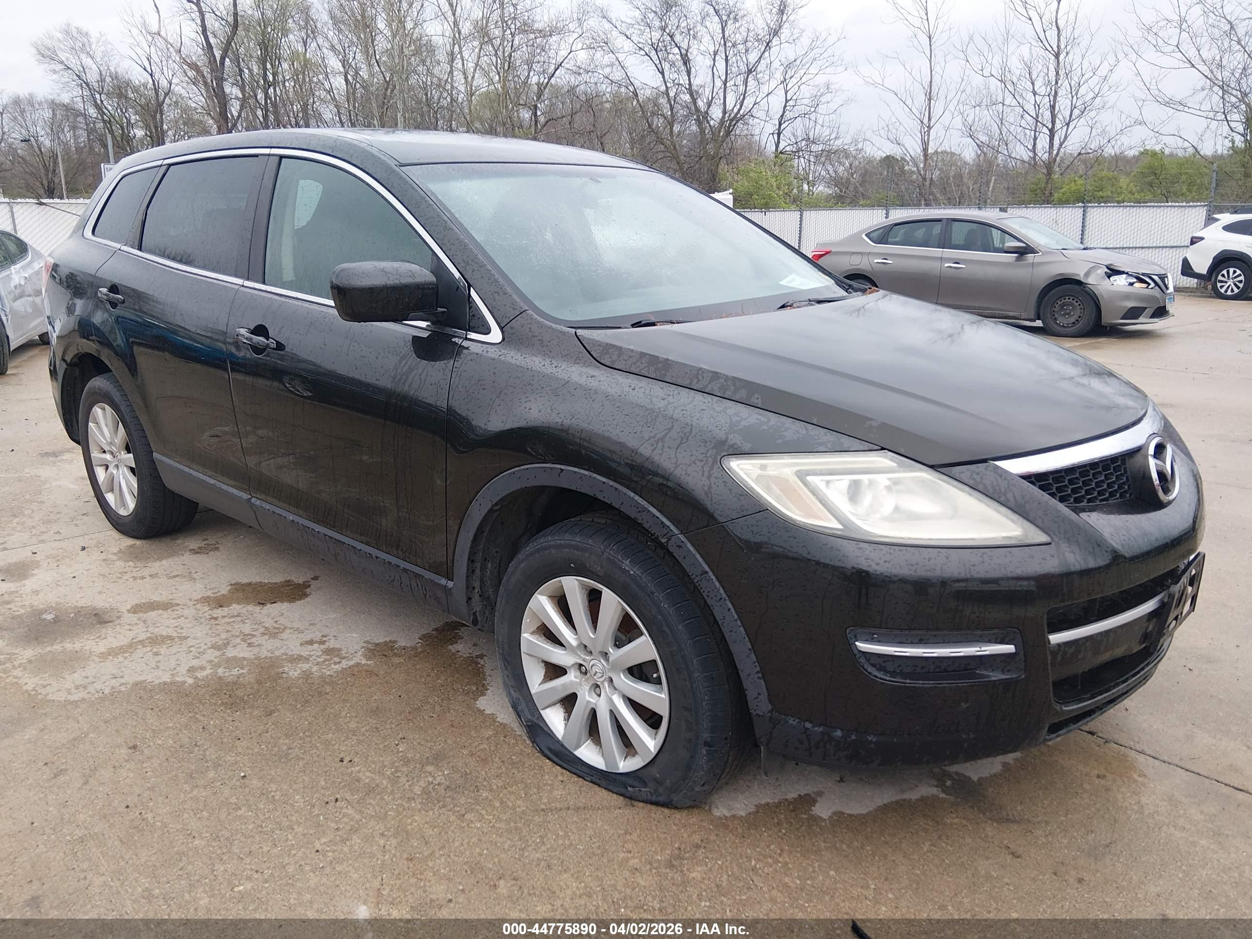 2007 Mazda Cx-9 Touring Black vin: JM3TB28Y270112474