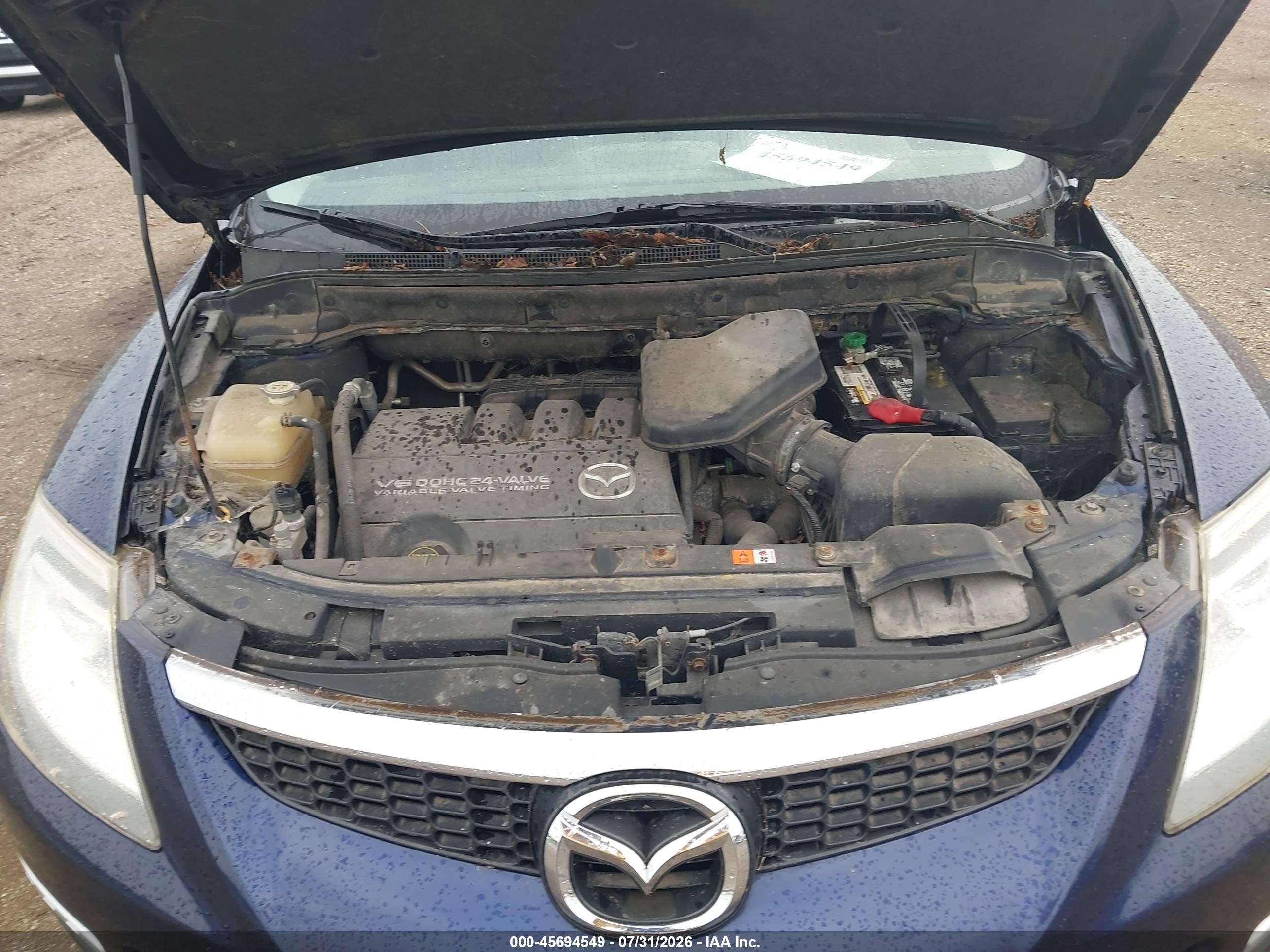 2007 Mazda Cx-9 Touring Blue vin: JM3TB28Y270120123