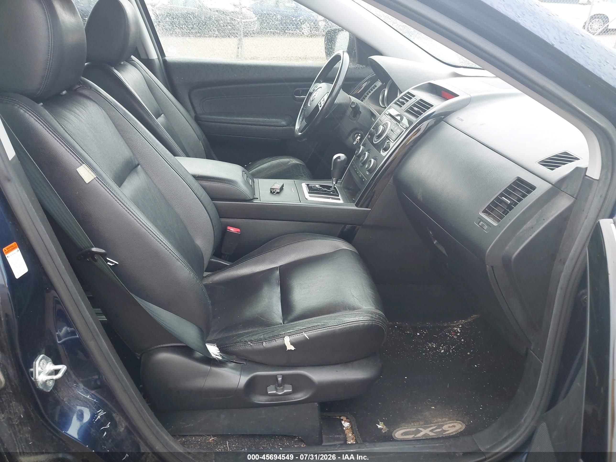2007 Mazda Cx-9 Touring Blue vin: JM3TB28Y270120123