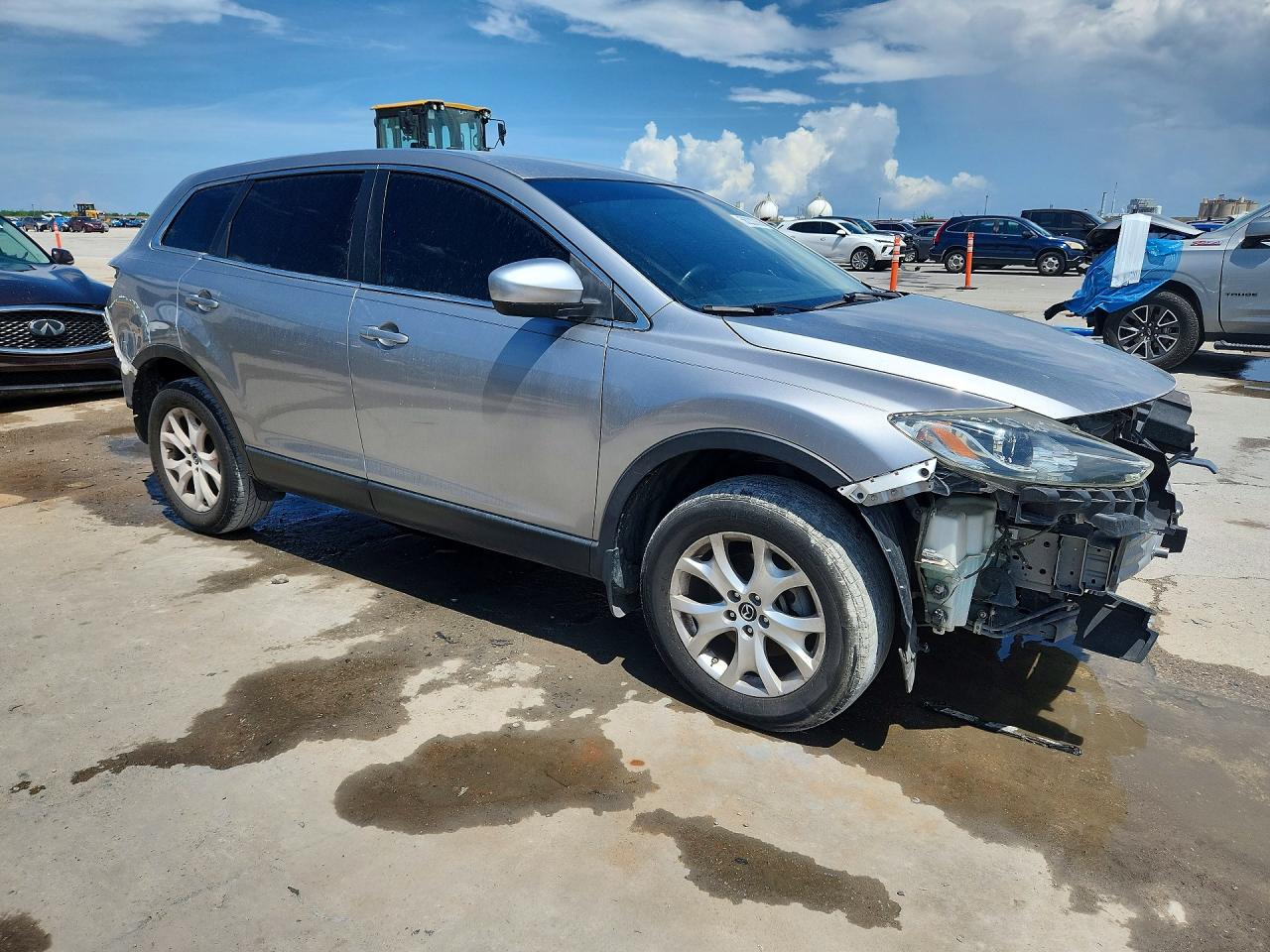 2013 Mazda Cx-9 Sport Silver vin: JM3TB2BA0D0401232