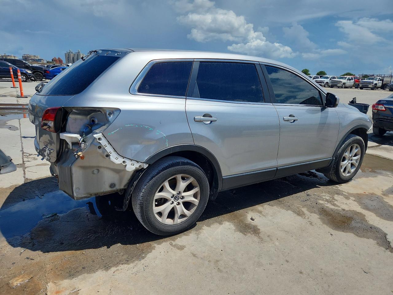 2013 Mazda Cx-9 Sport Silver vin: JM3TB2BA0D0401232