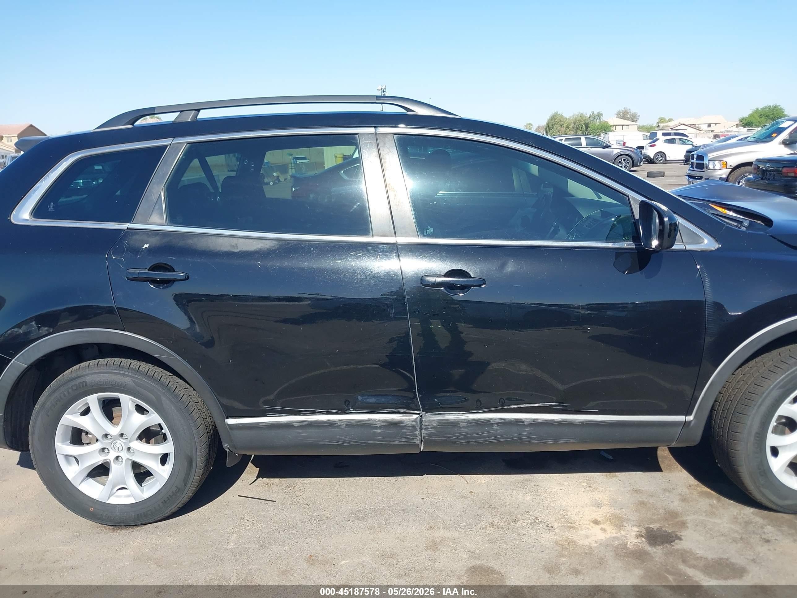 2011 Mazda Cx-9 Sport Black vin: JM3TB2BA1B0309799