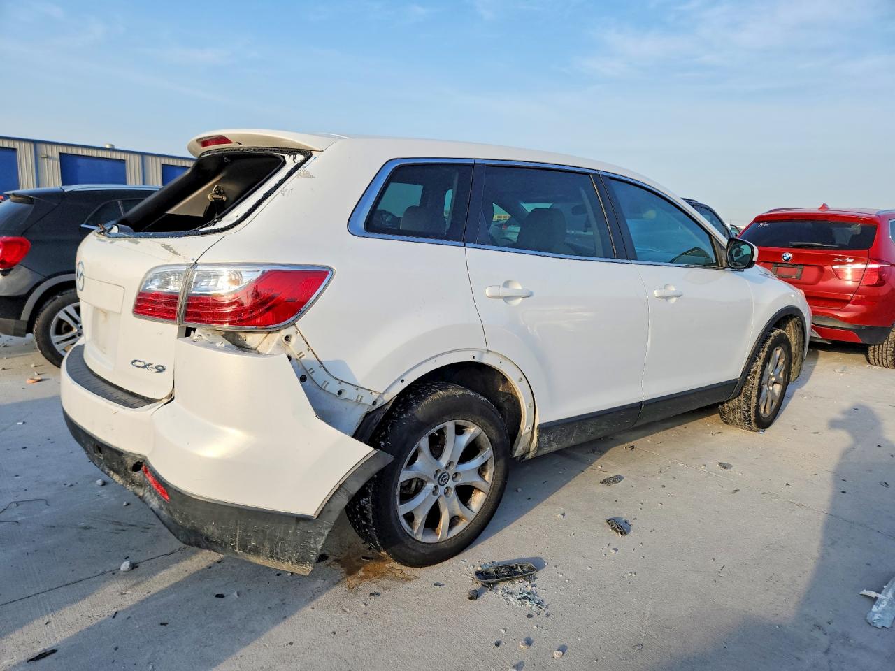 2011 Mazda Cx-9 White vin: JM3TB2BA1B0315523