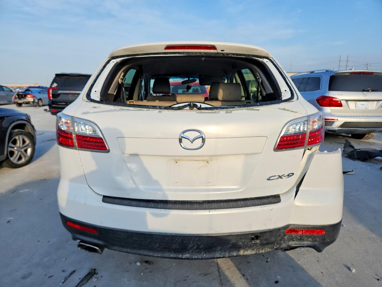 2011 Mazda Cx-9 White vin: JM3TB2BA1B0315523